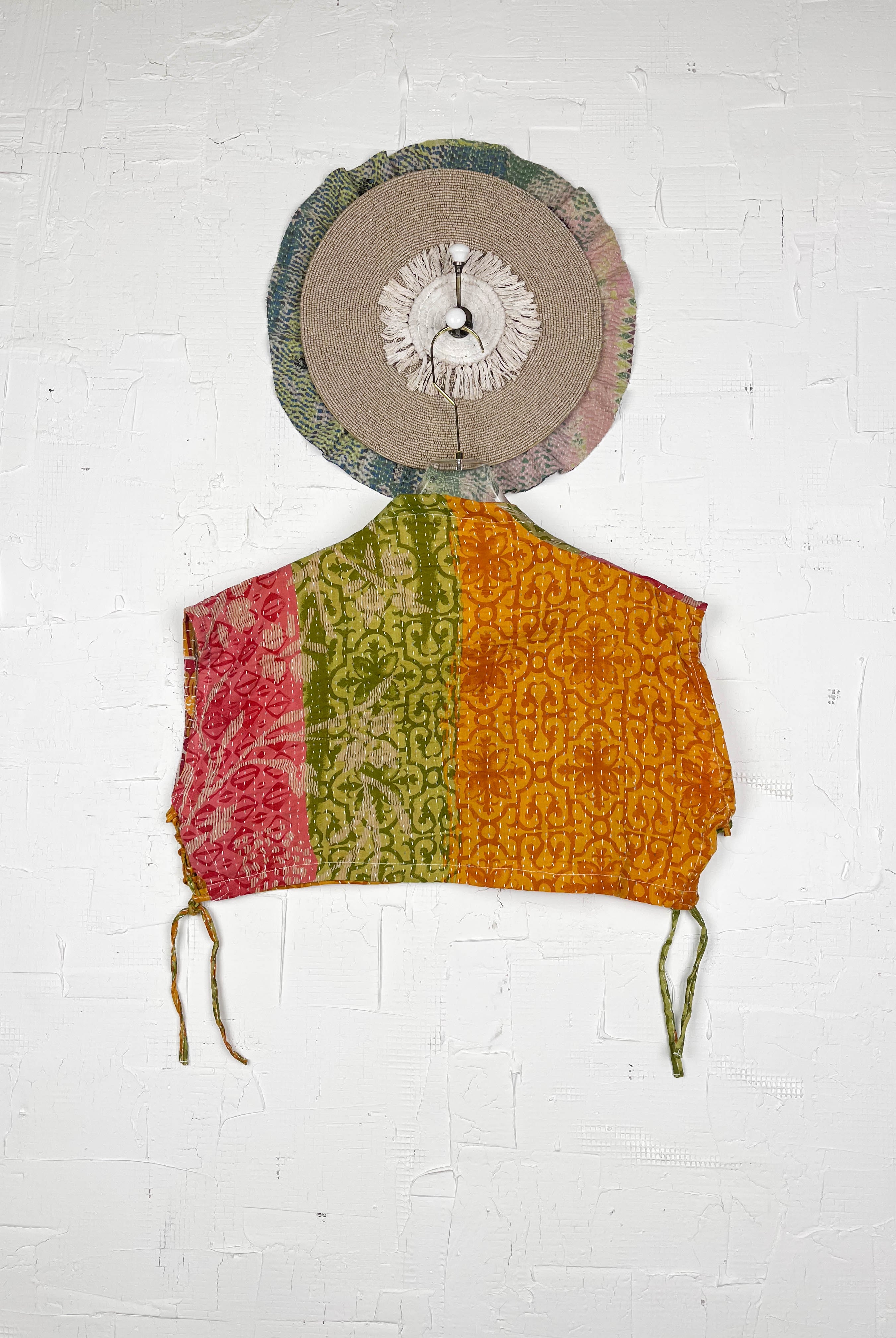 Recycled fabric crop top - Love Protect Sustain