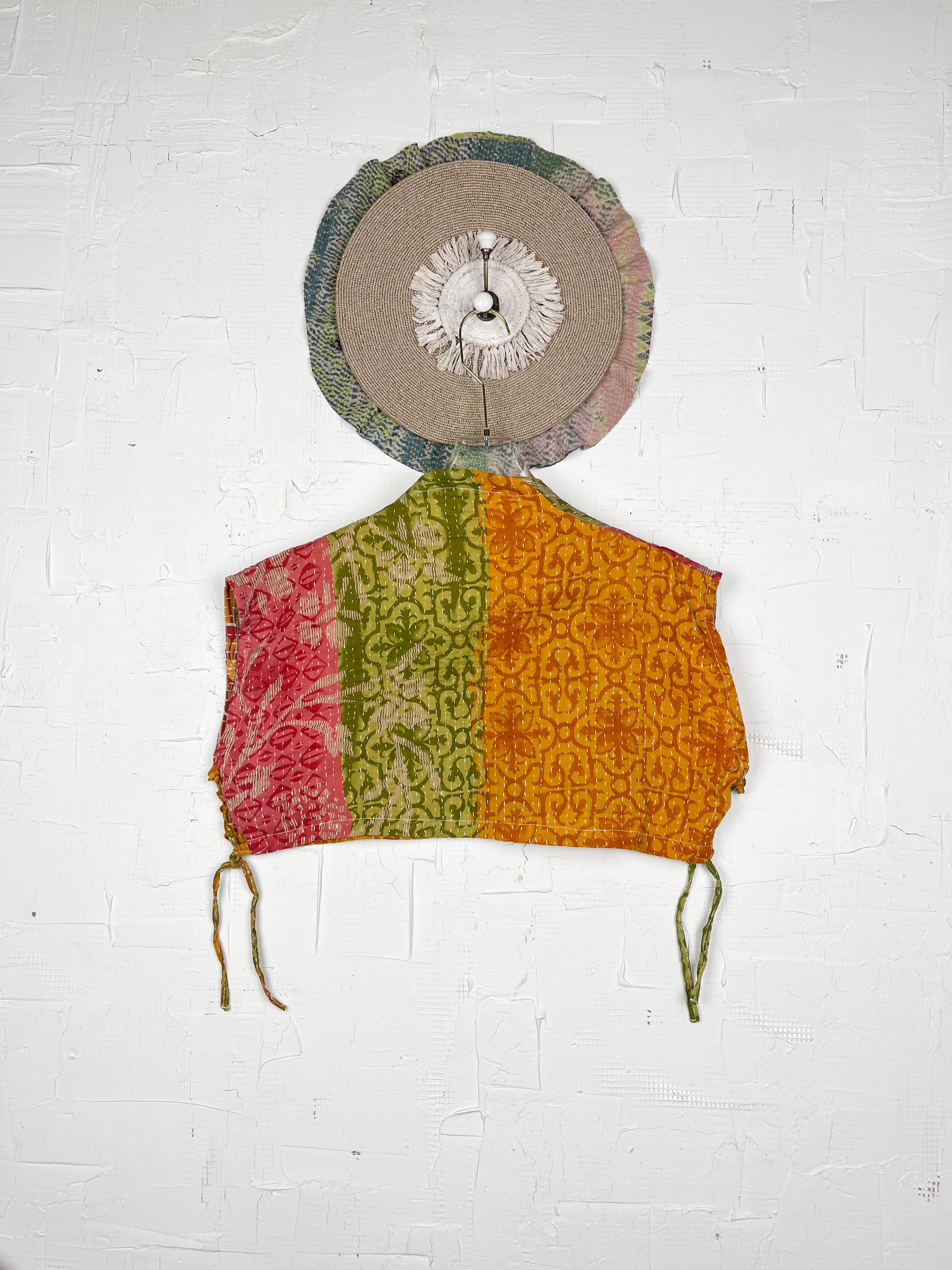 Recycled fabric crop top - Love Protect Sustain