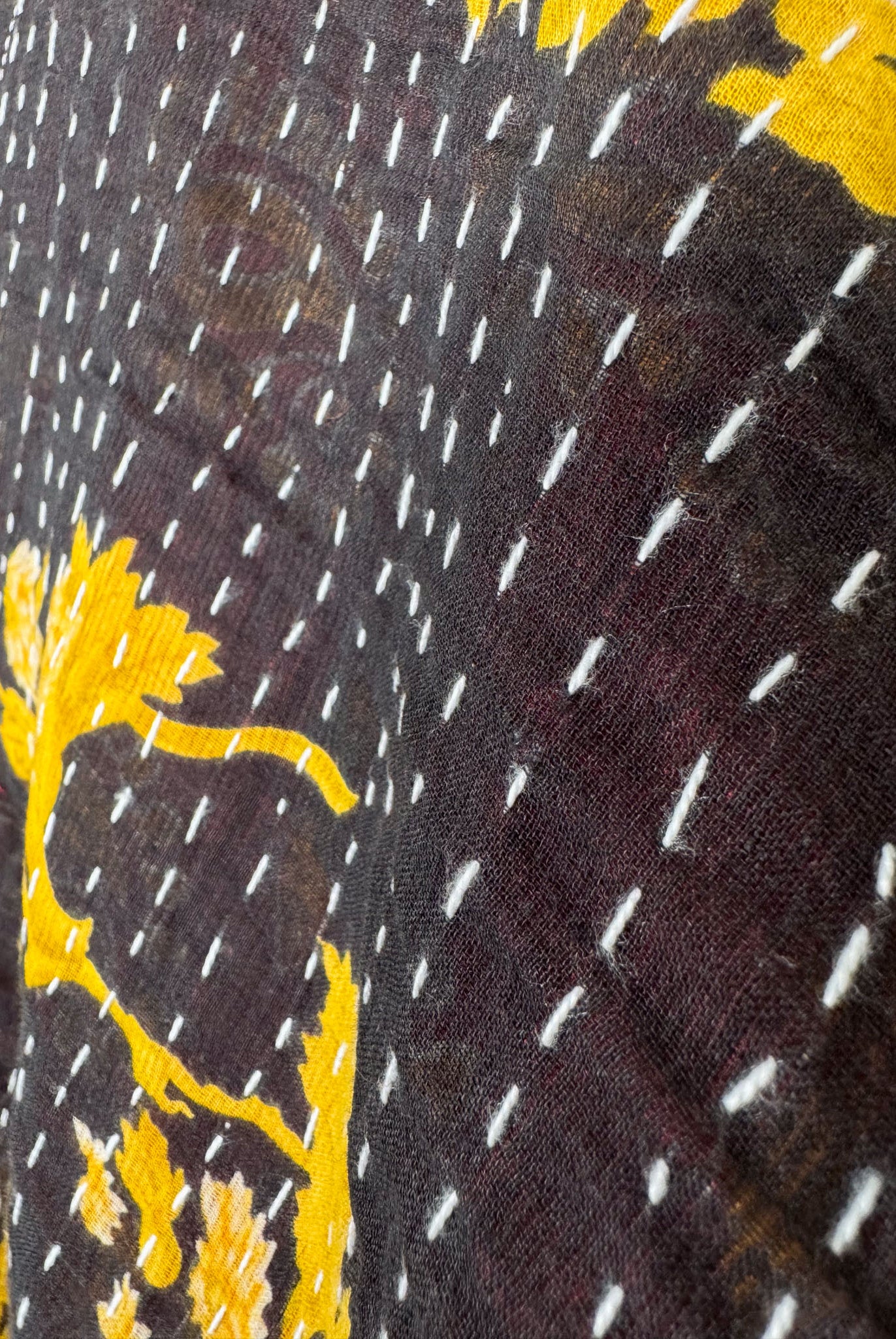 Recycled sari Kantha jumpsuit - Love Protect Sustain