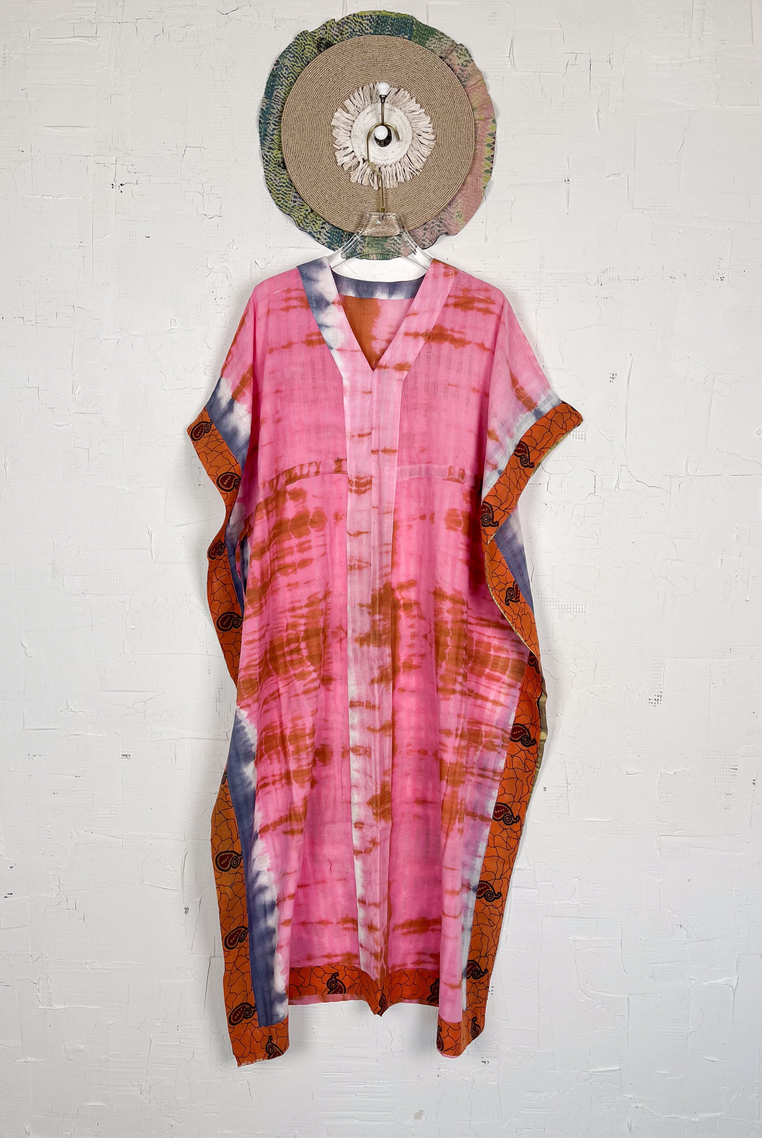 Red Boho Kaftan - Love Protect Sustain