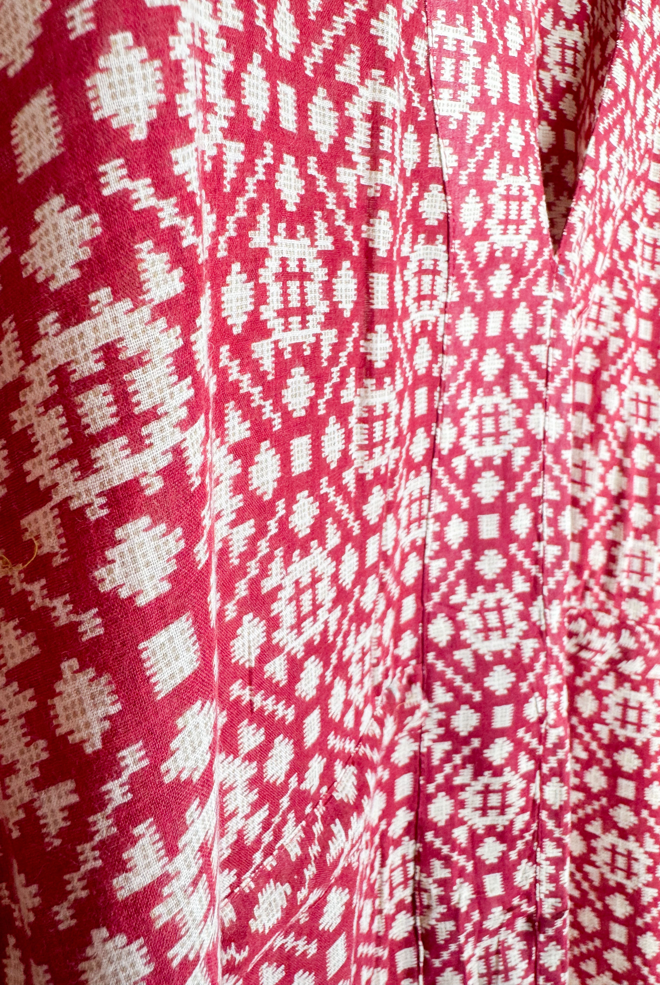 Red Floral Kaftan - Love Protect Sustain
