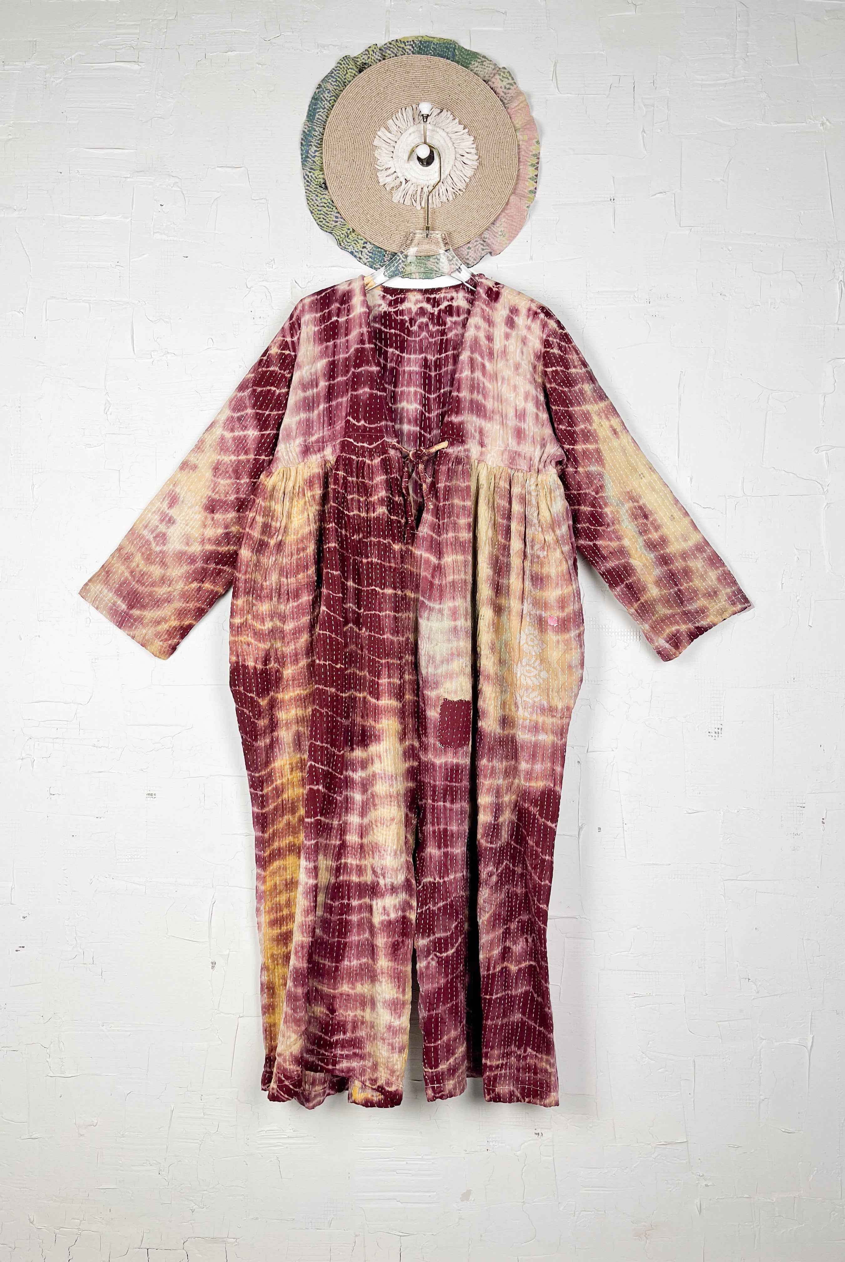 Red Peach Tie-Dye Jumpsuit - Love Protect Sustain