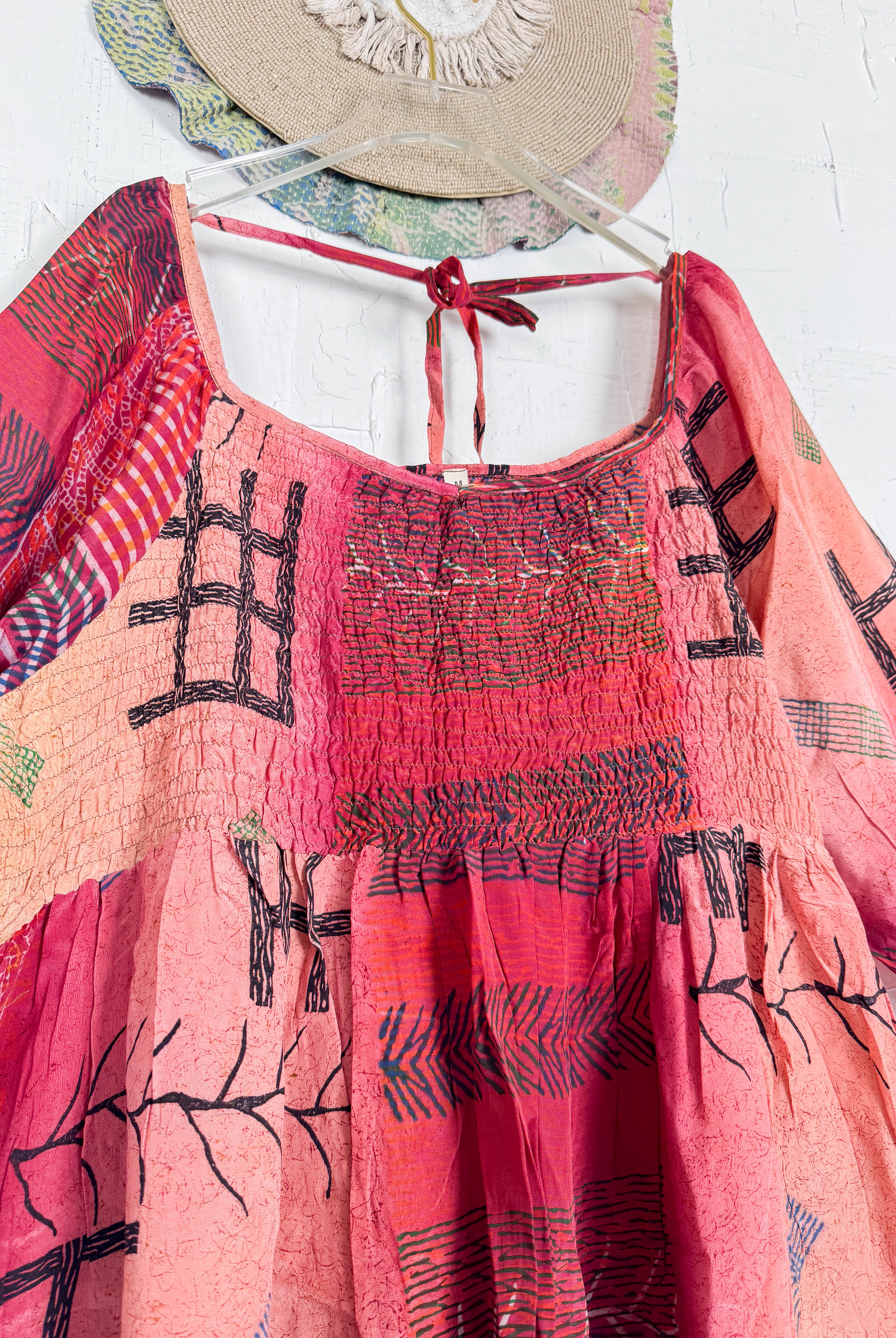 Red Silk Dress - Love Protect Sustain