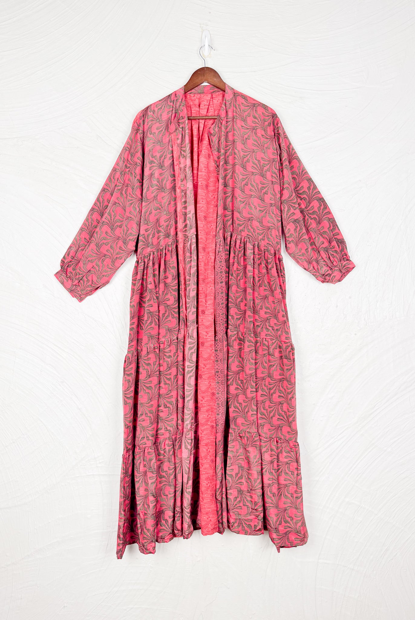 Red Silk Long Dress - Love Protect Sustain