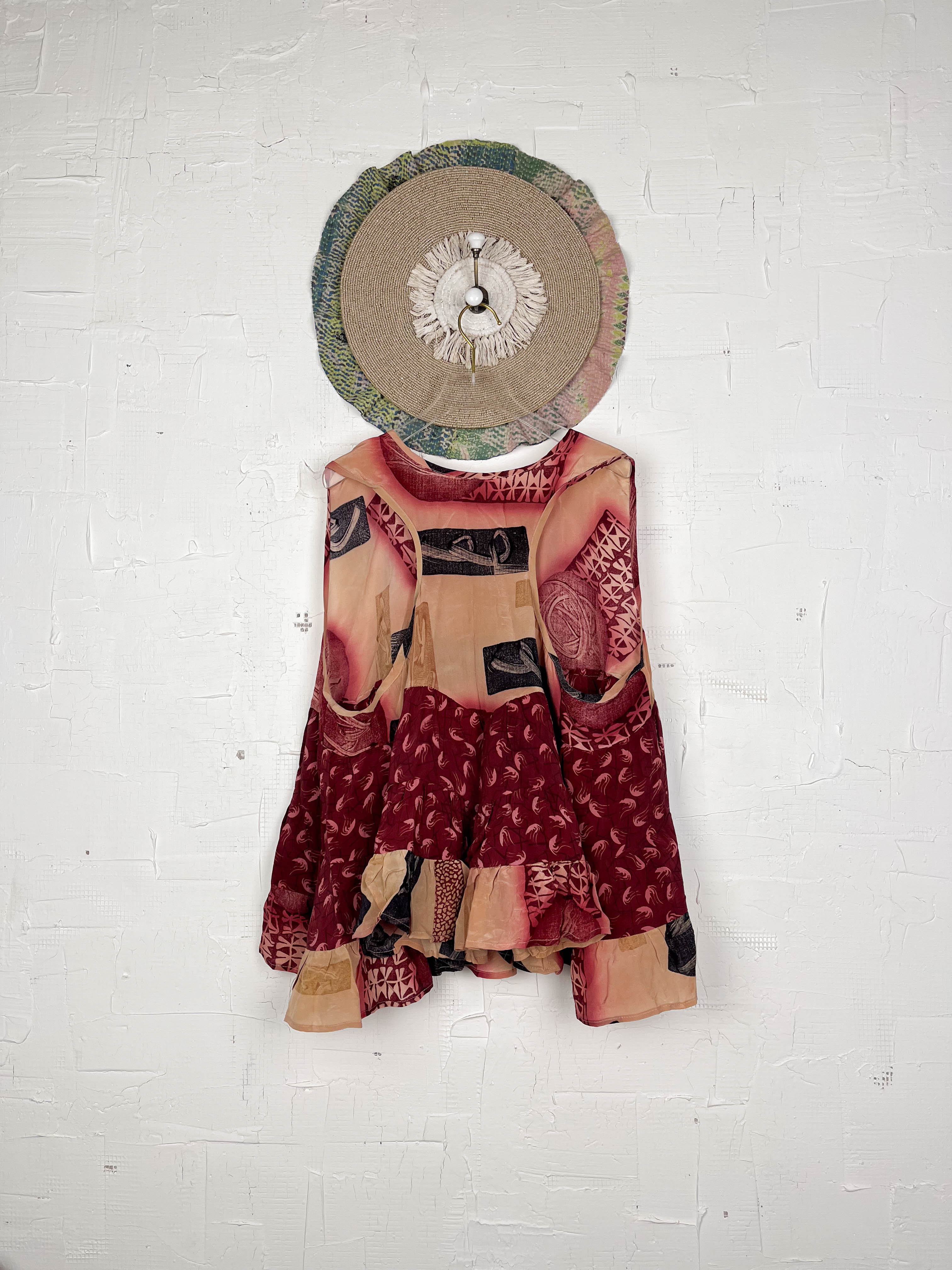 Red Silk Top - Love Protect Sustain