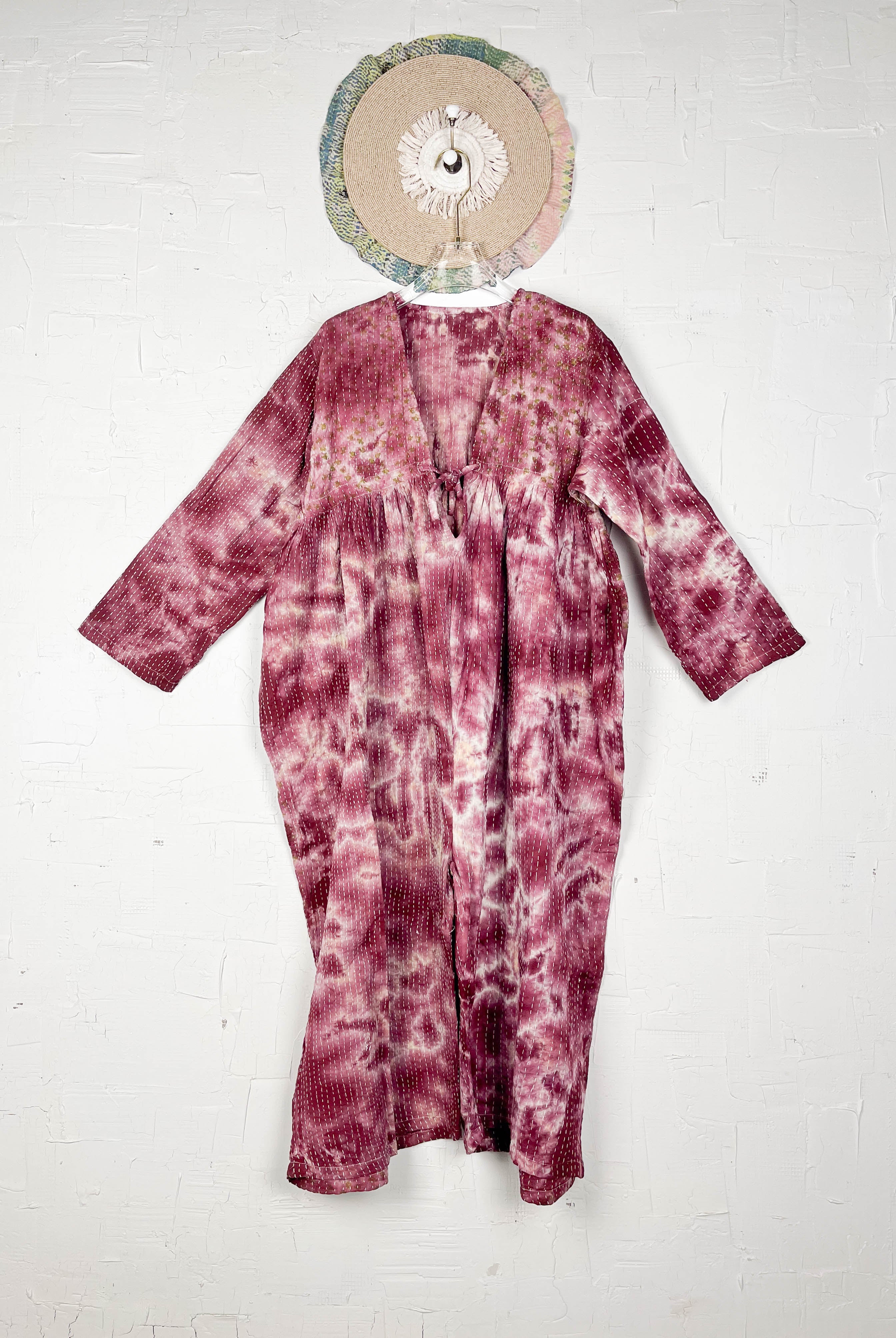 Red Tie Dye Jumpsuit - Love Protect Sustain