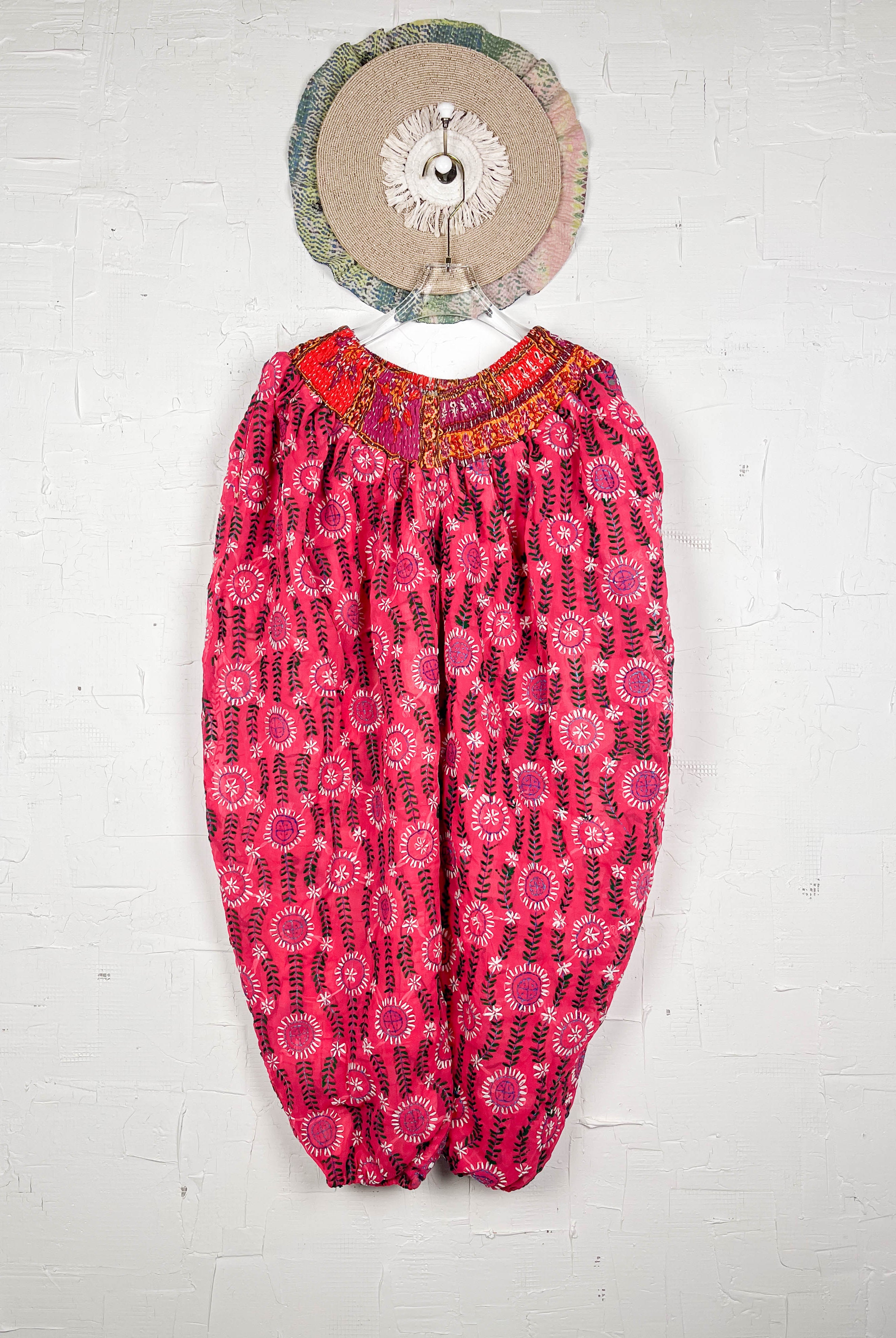 Red boho pants - Love Protect Sustain