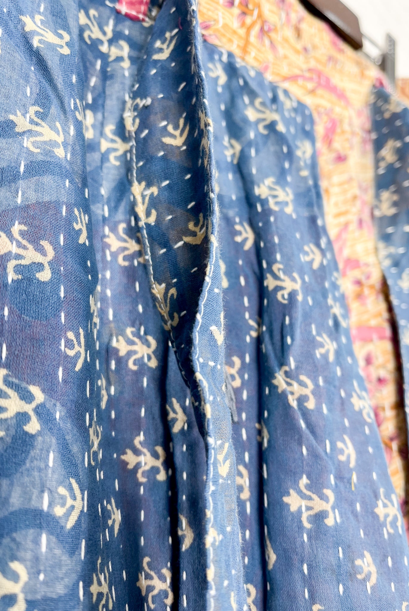 Relaxed fit Kantha pants - Love Protect Sustain