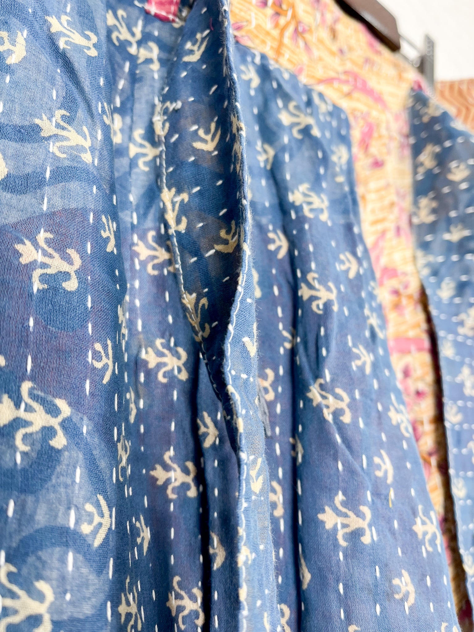 Relaxed fit Kantha pants - Love Protect Sustain