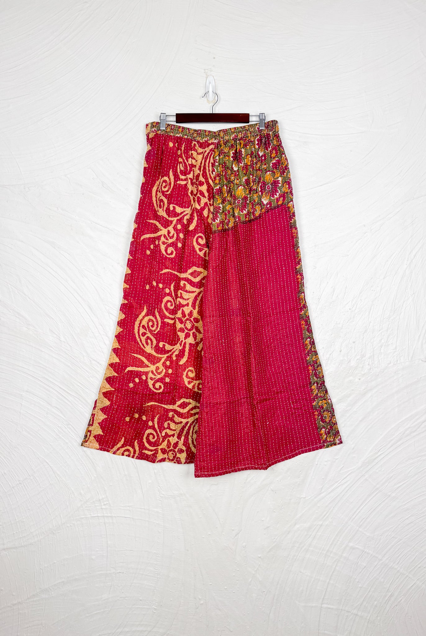 Relaxed fit Kantha pants - Love Protect Sustain