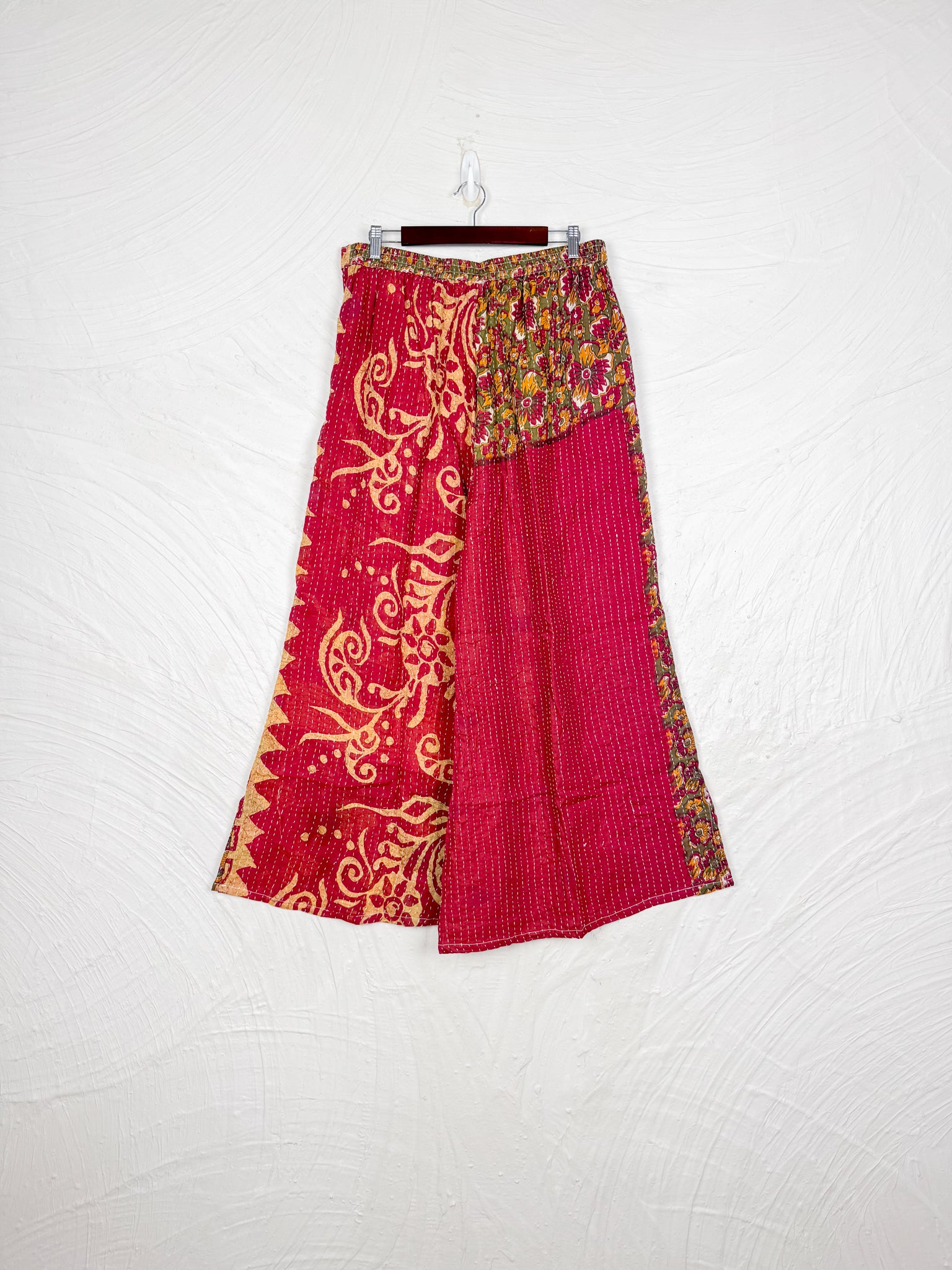 Relaxed fit Kantha pants - Love Protect Sustain