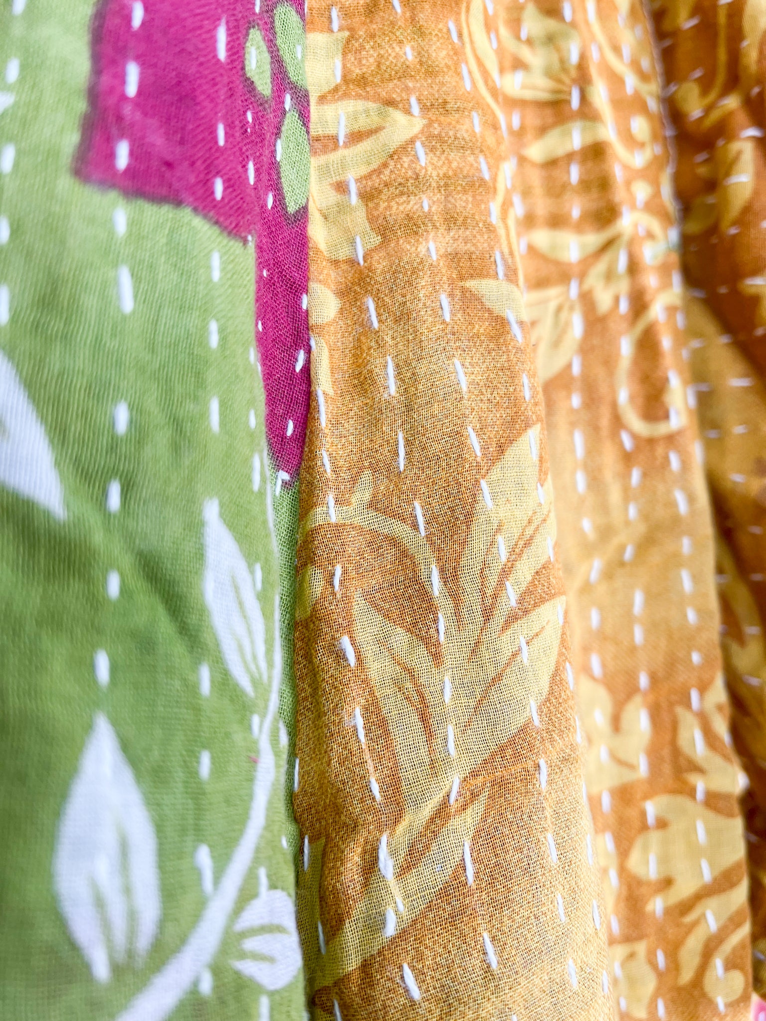 Relaxed fit Kantha pants - Love Protect Sustain