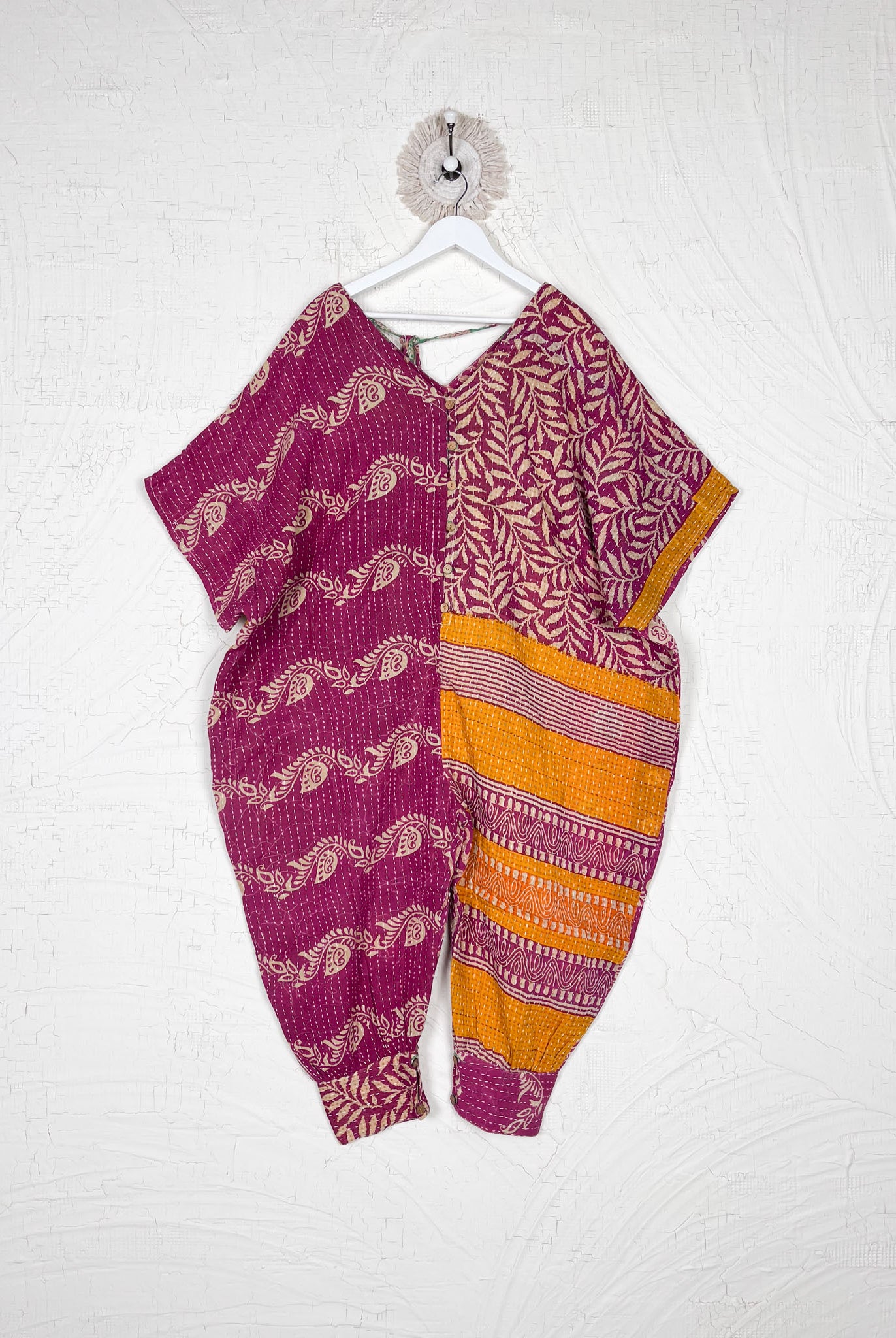 Relaxed fit jumpsuit - Love Protect Sustain