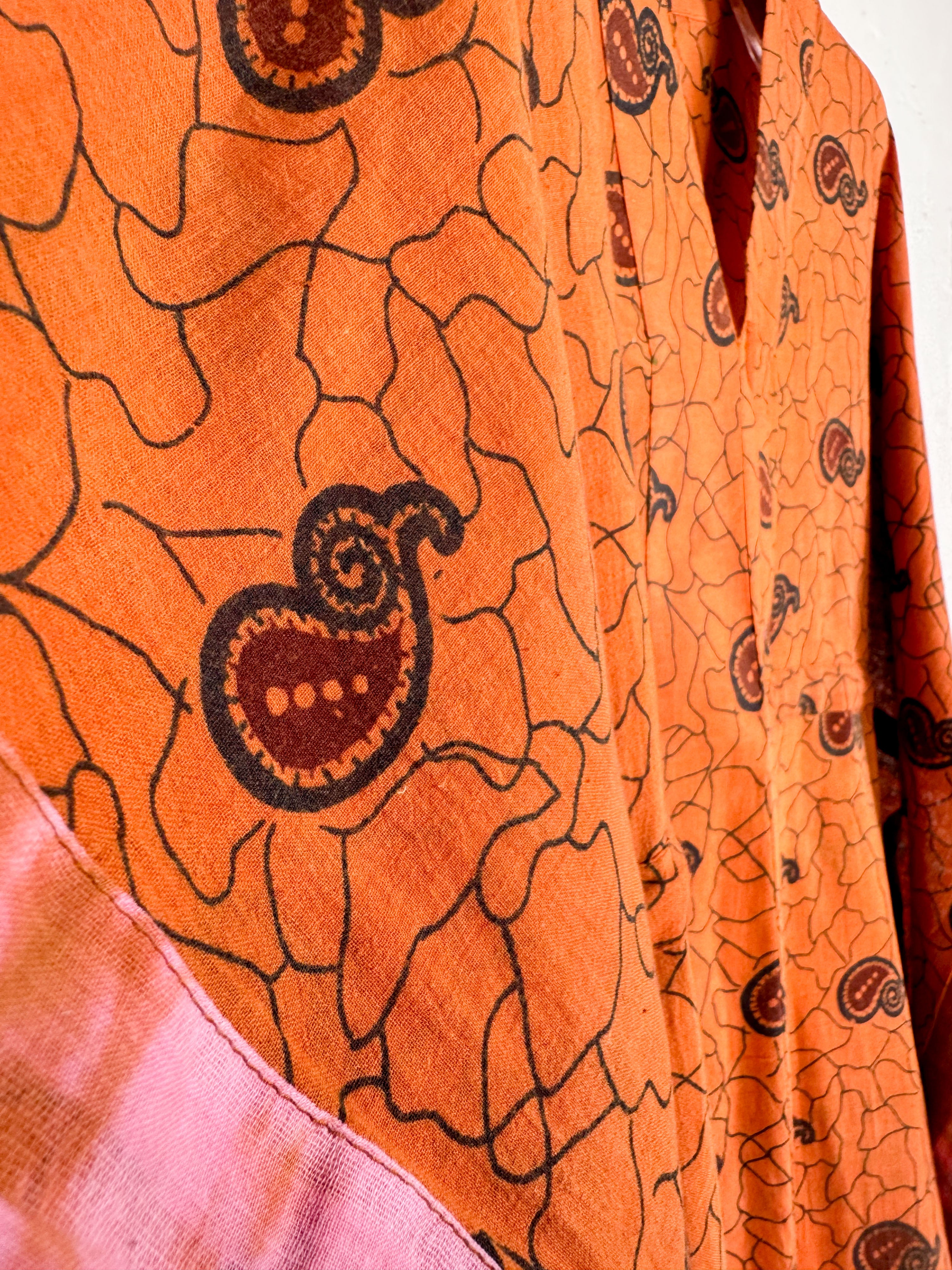 Relaxed fit kaftan - Love Protect Sustain