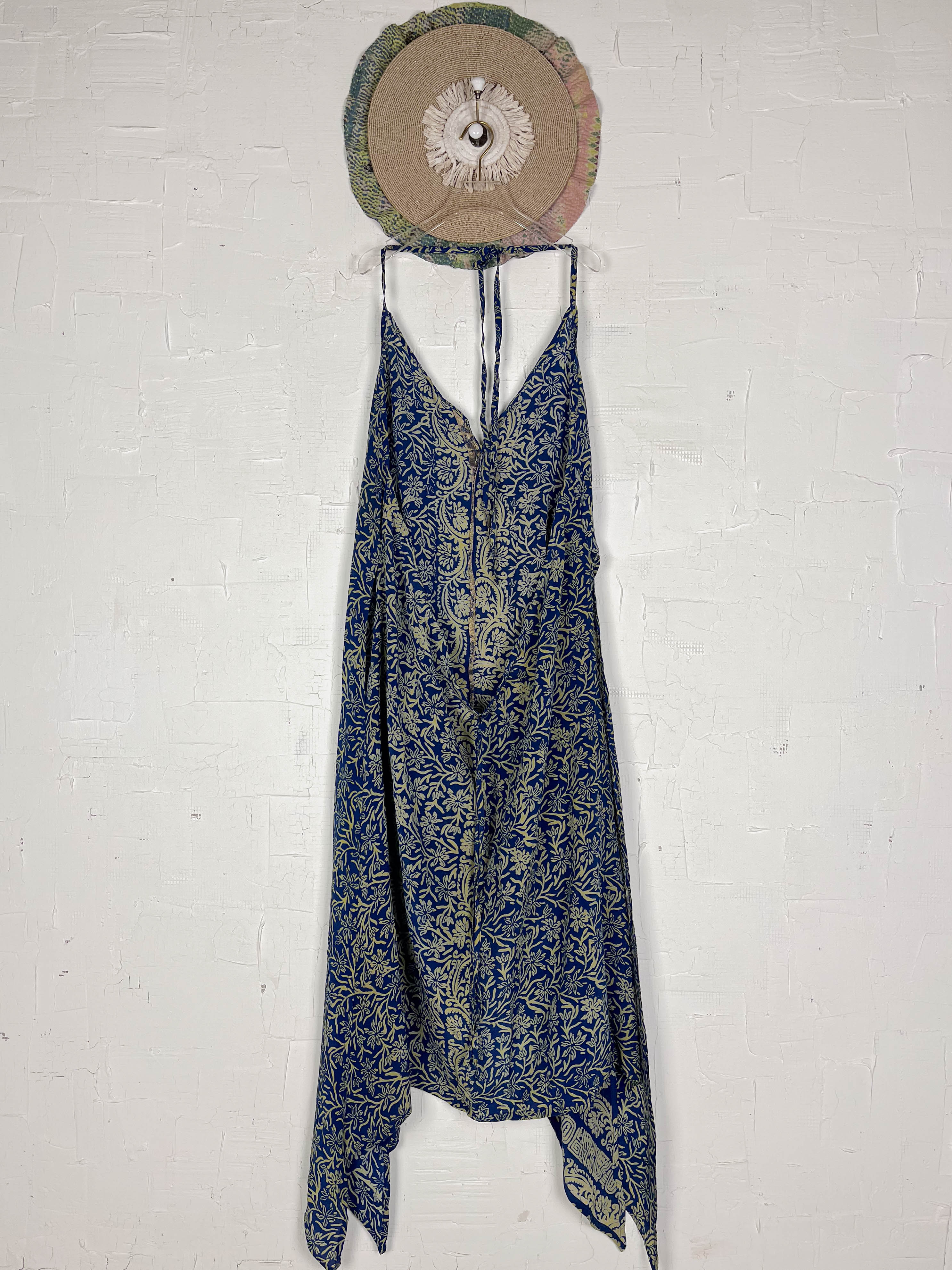 Retro silk dress - Love Protect Sustain