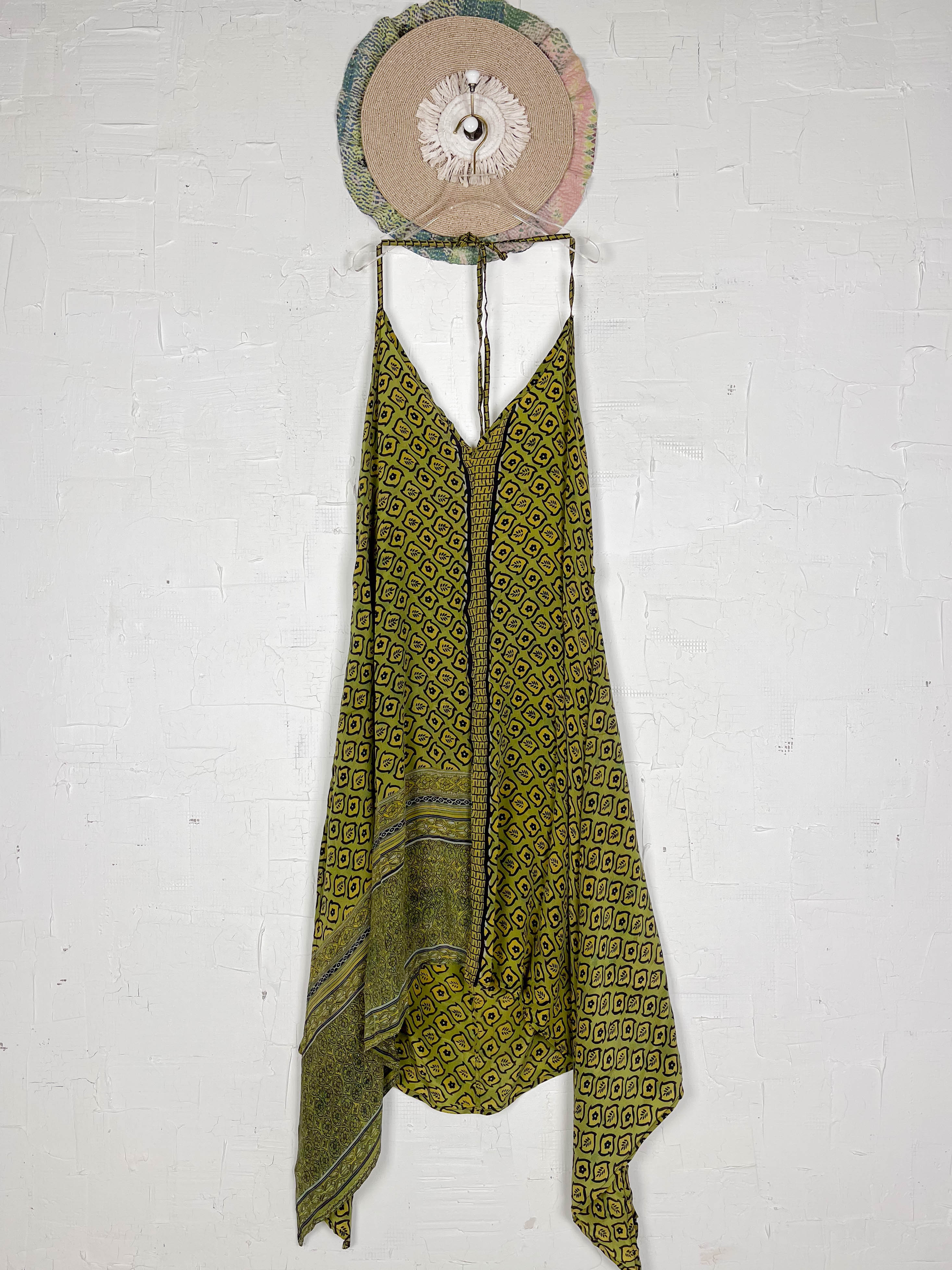 Retro silk dress - Love Protect Sustain