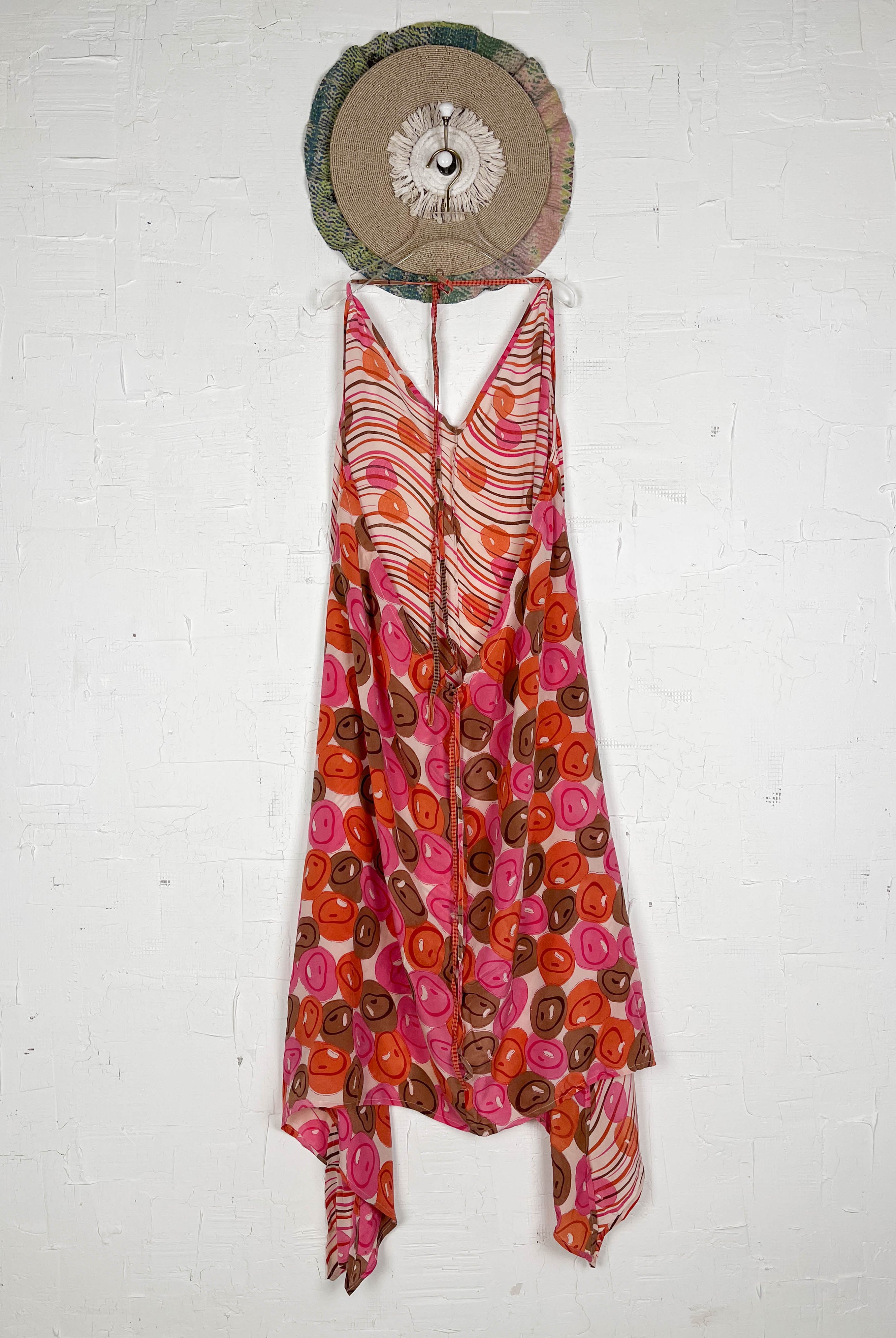 Retro silk dress - Love Protect Sustain