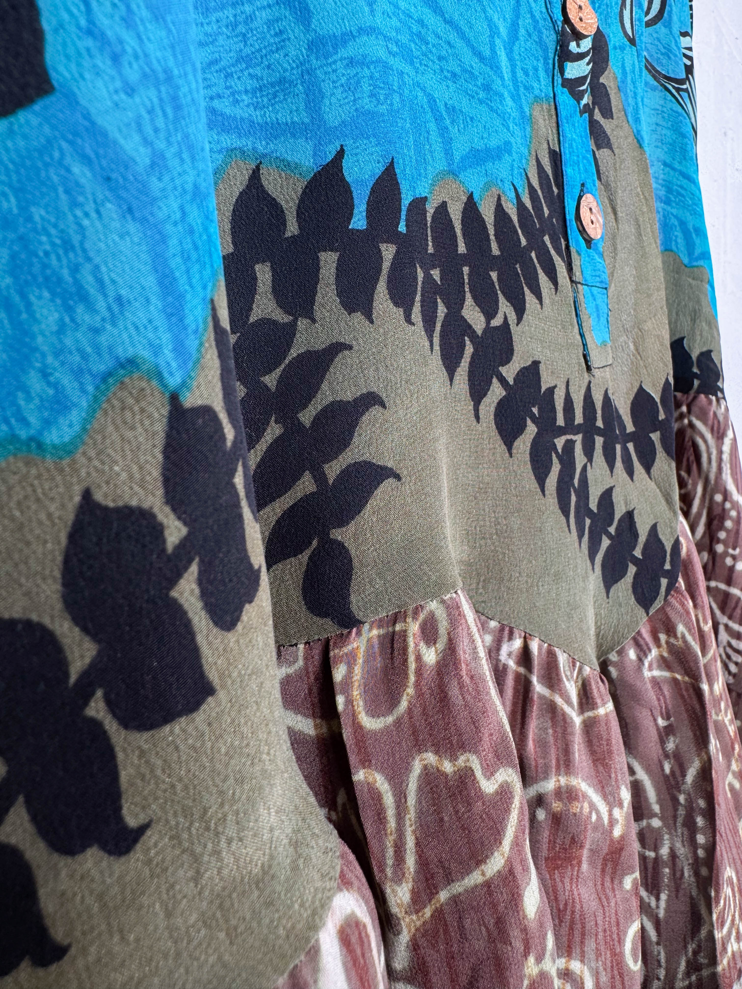 Retro silk top - Love Protect Sustain