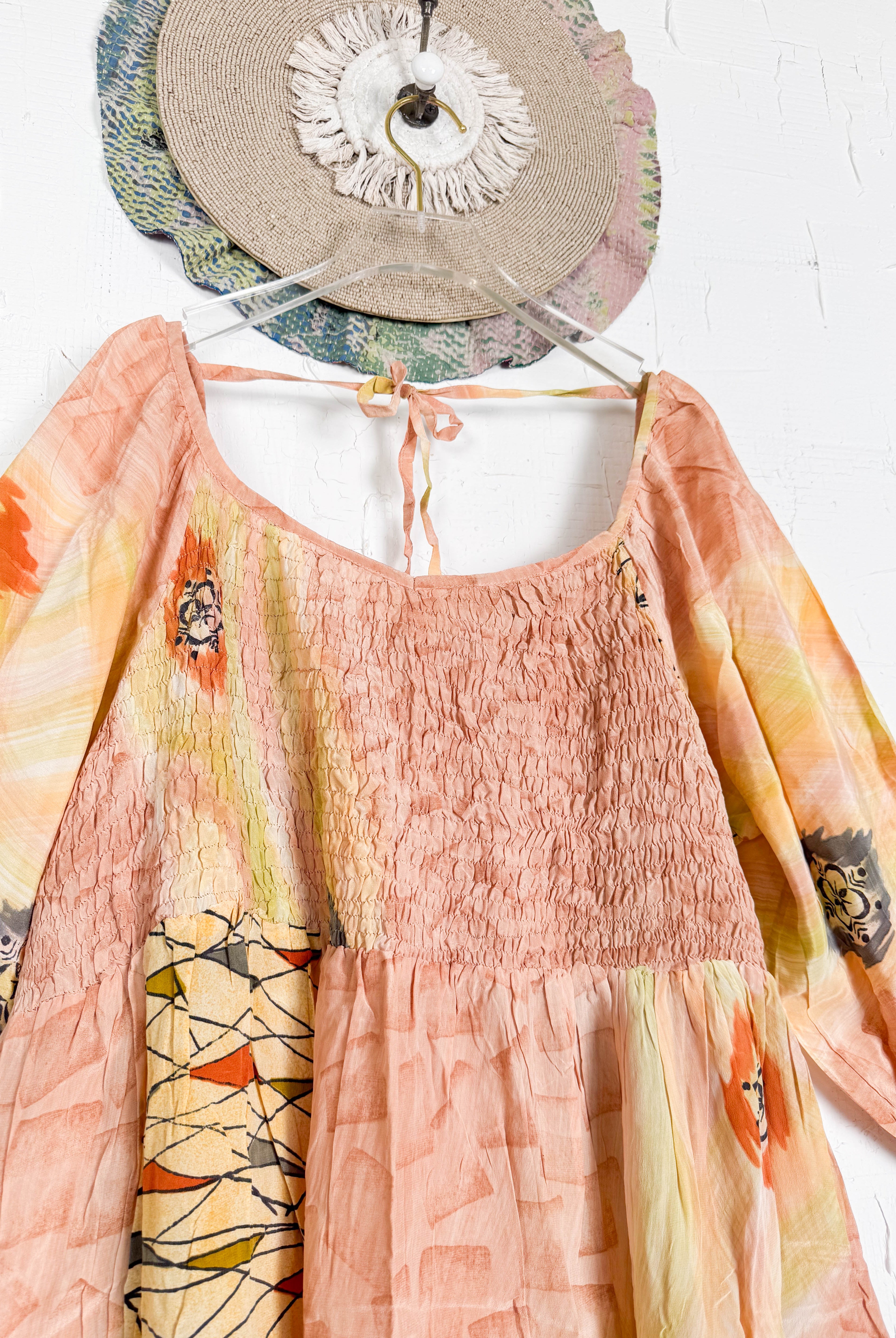 Silk Boho Dress - Love Protect Sustain