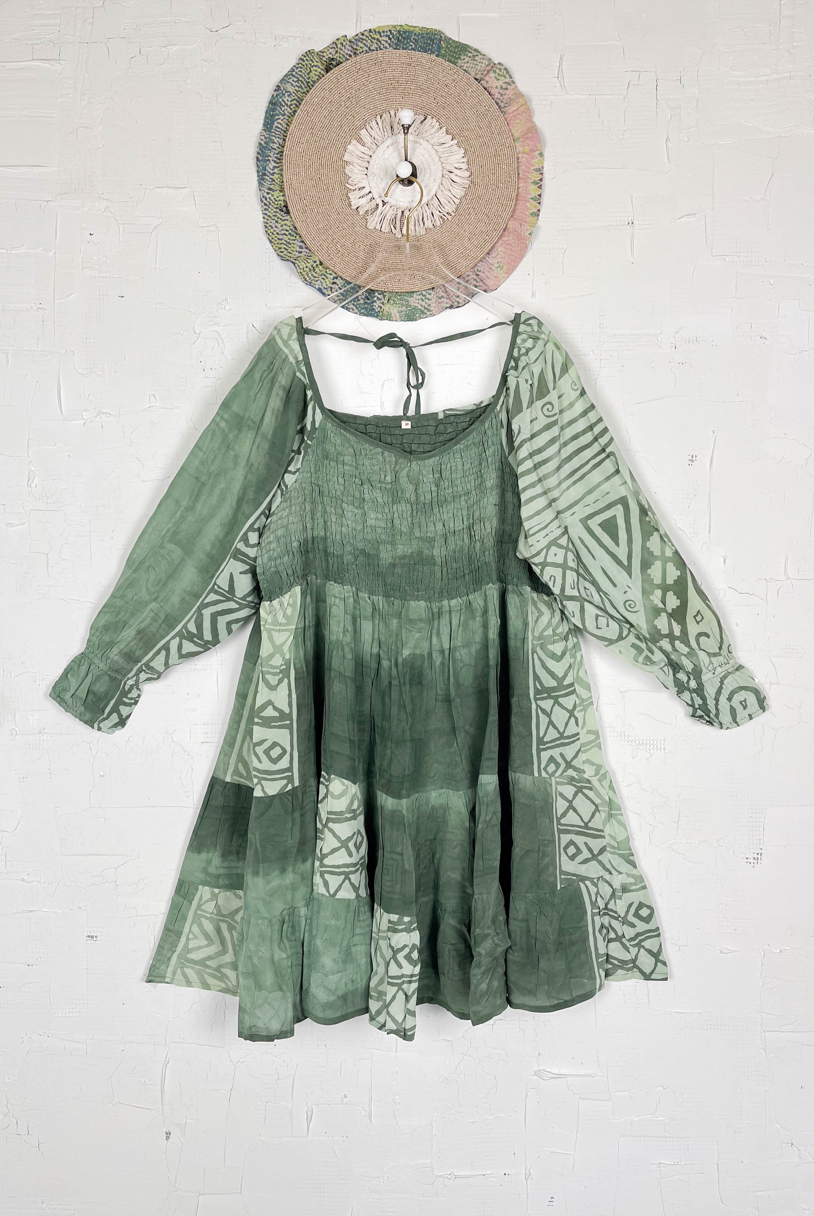 Silk Green Dress - Love Protect Sustain