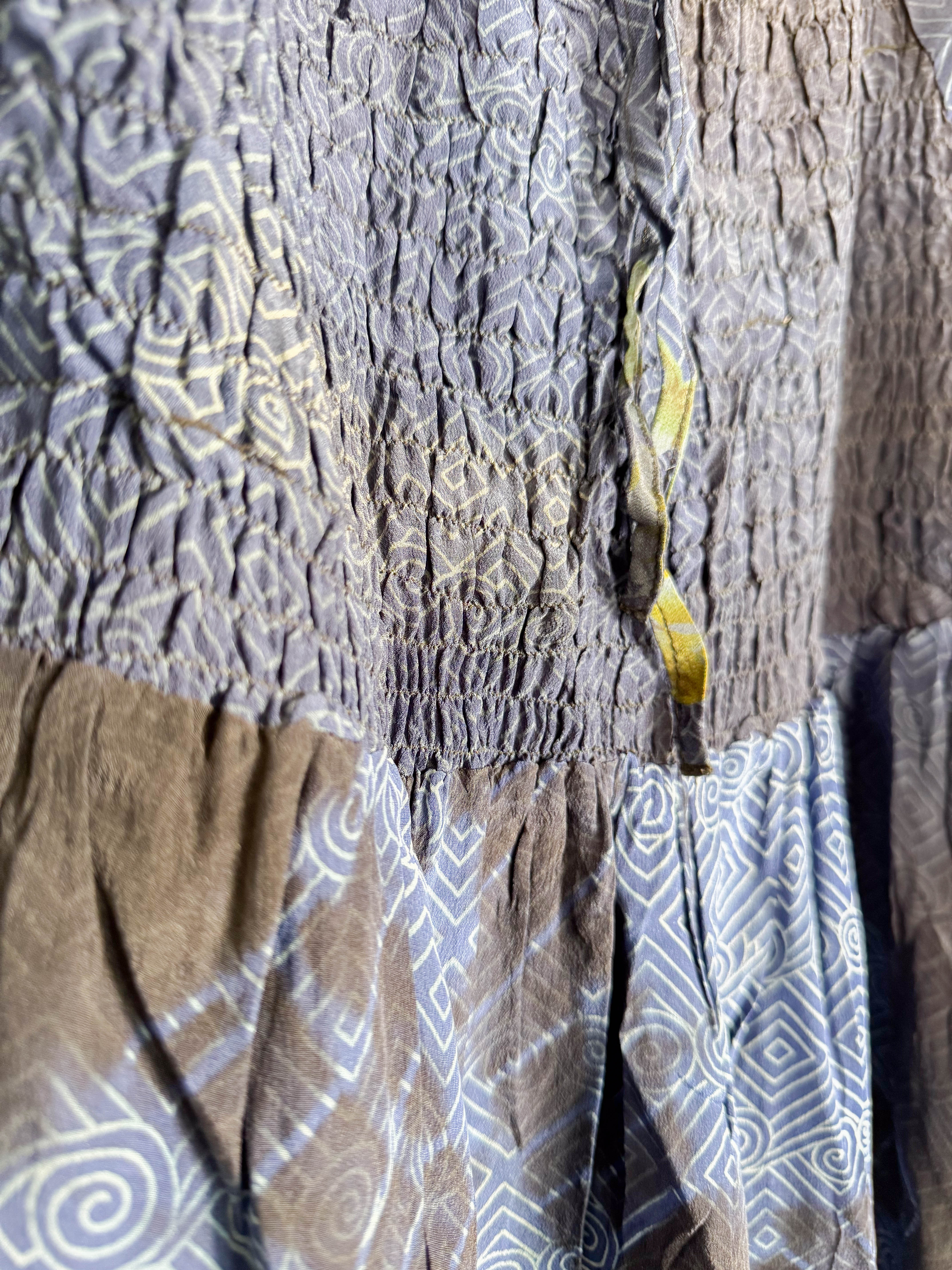 Silk Midi Dress - Love Protect Sustain