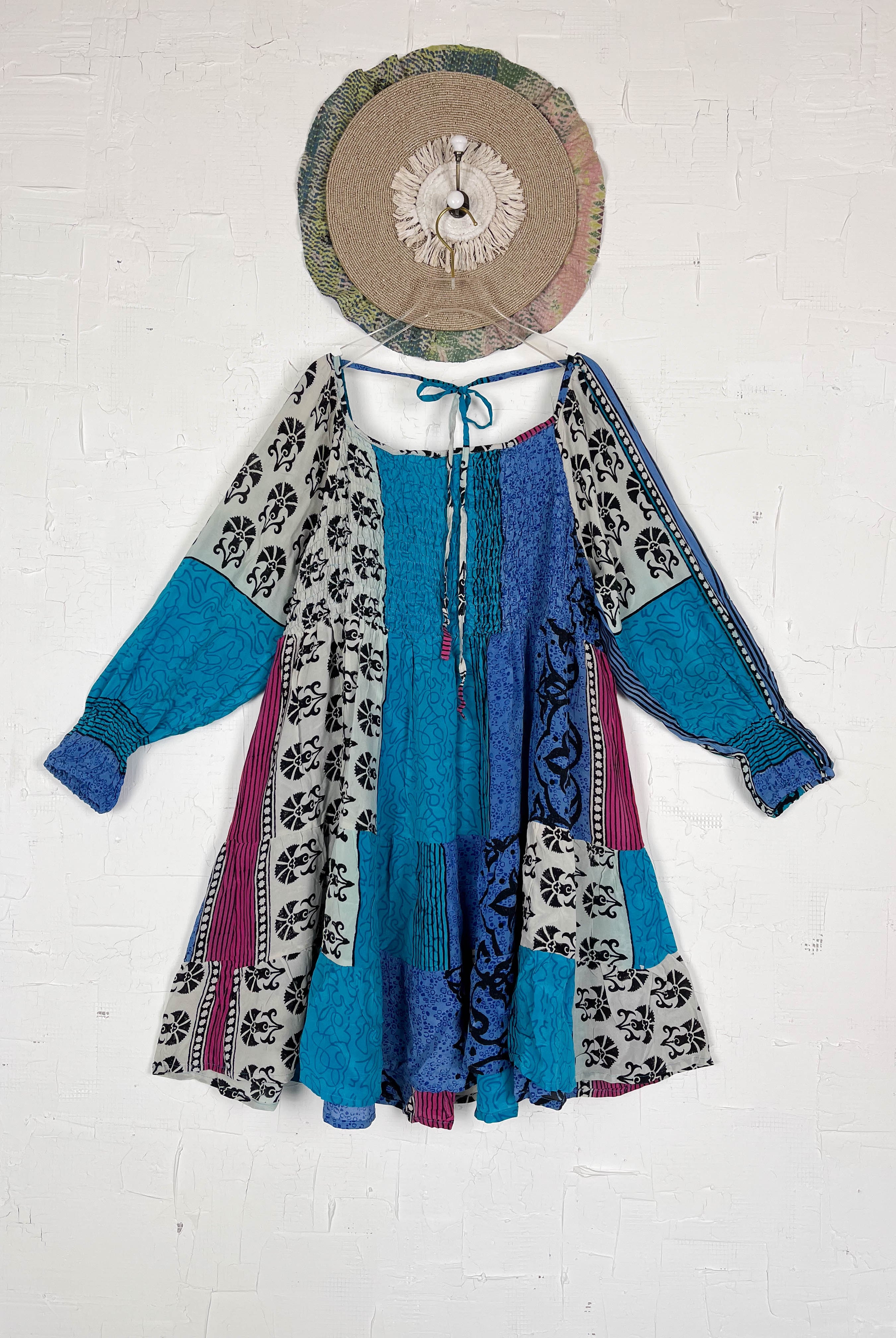 Silk Midi dress - Love Protect Sustain