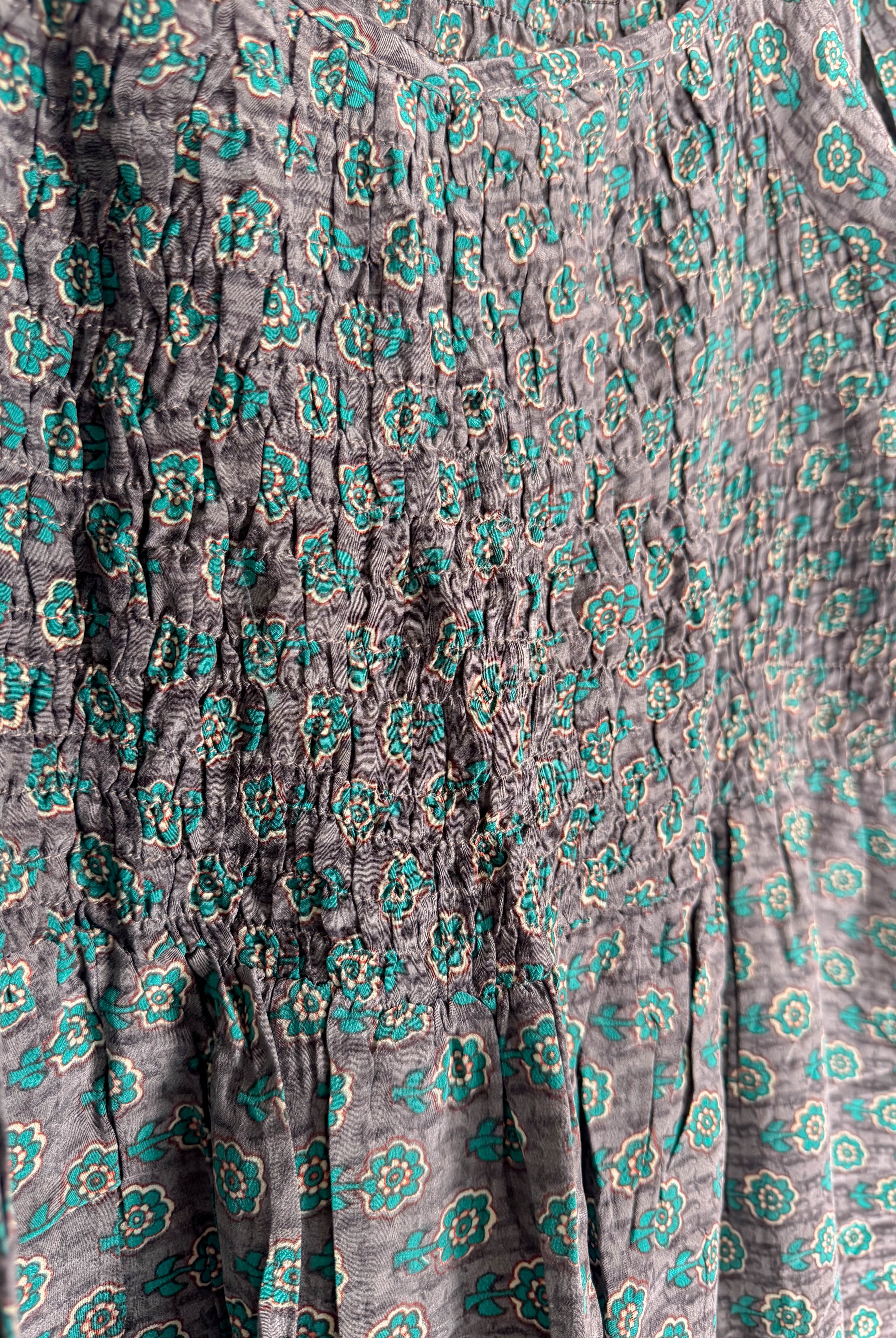 Silk Patchwork Dress - Love Protect Sustain