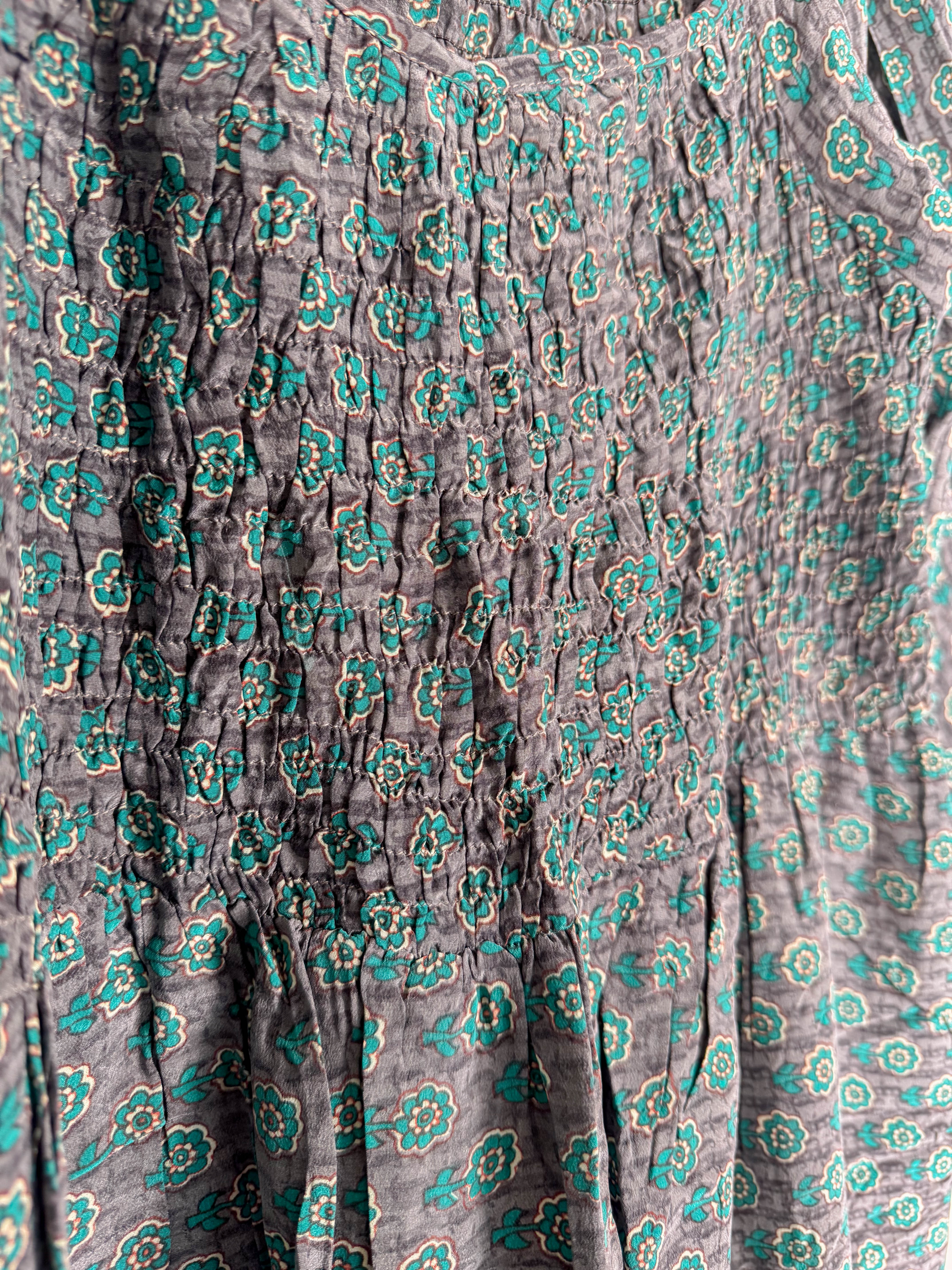 Silk Patchwork Dress - Love Protect Sustain