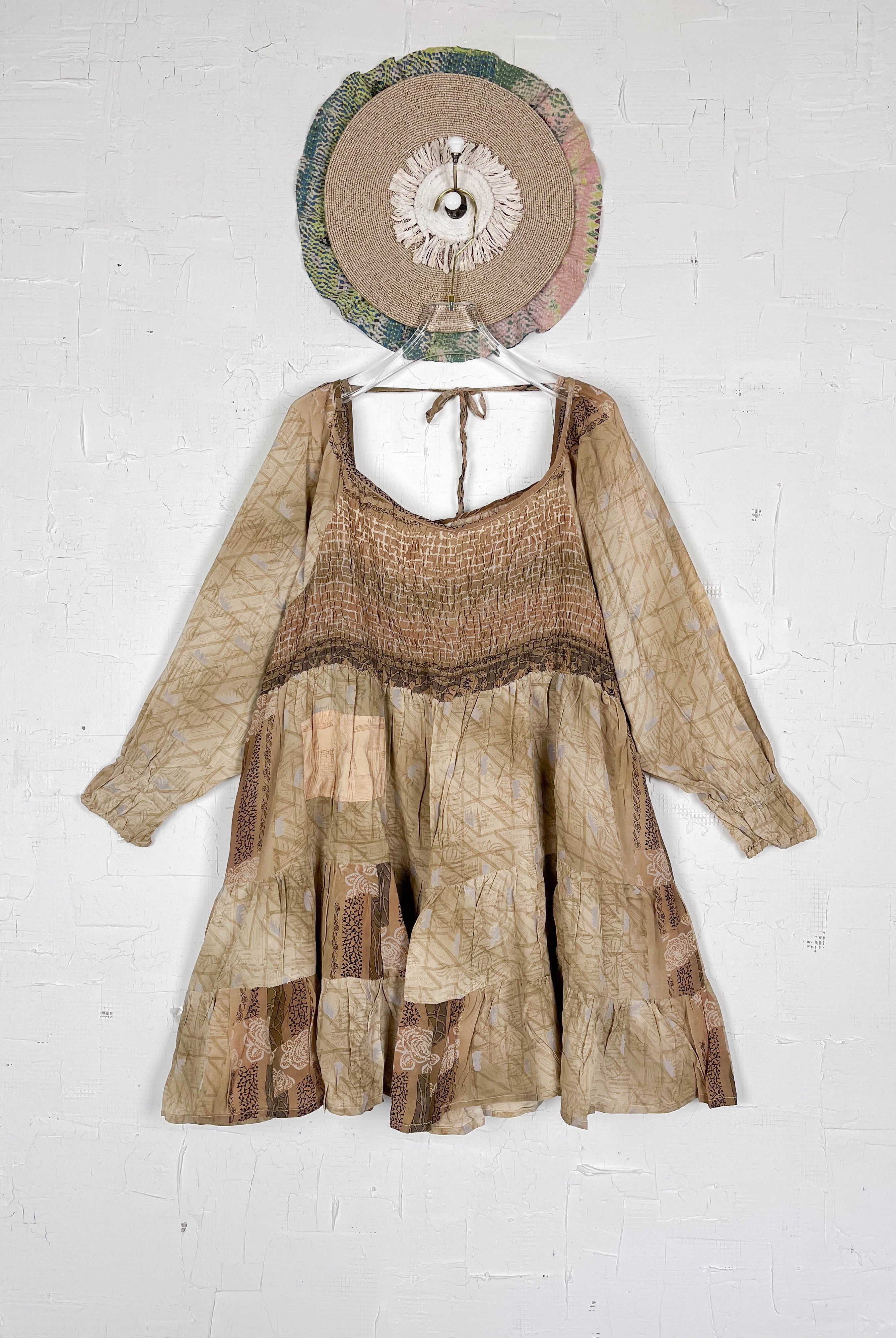 Silk crepe dress - Love Protect Sustain