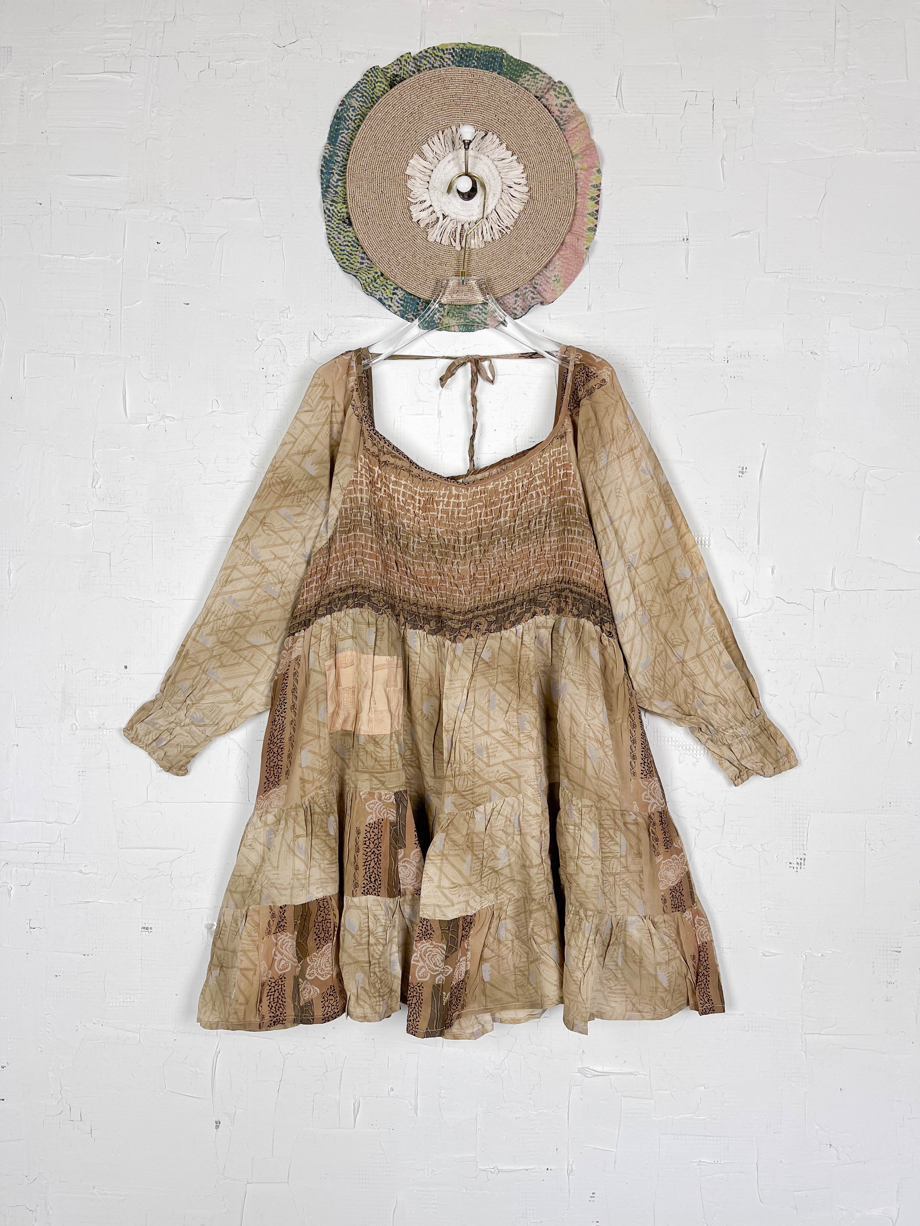 Silk crepe dress - Love Protect Sustain