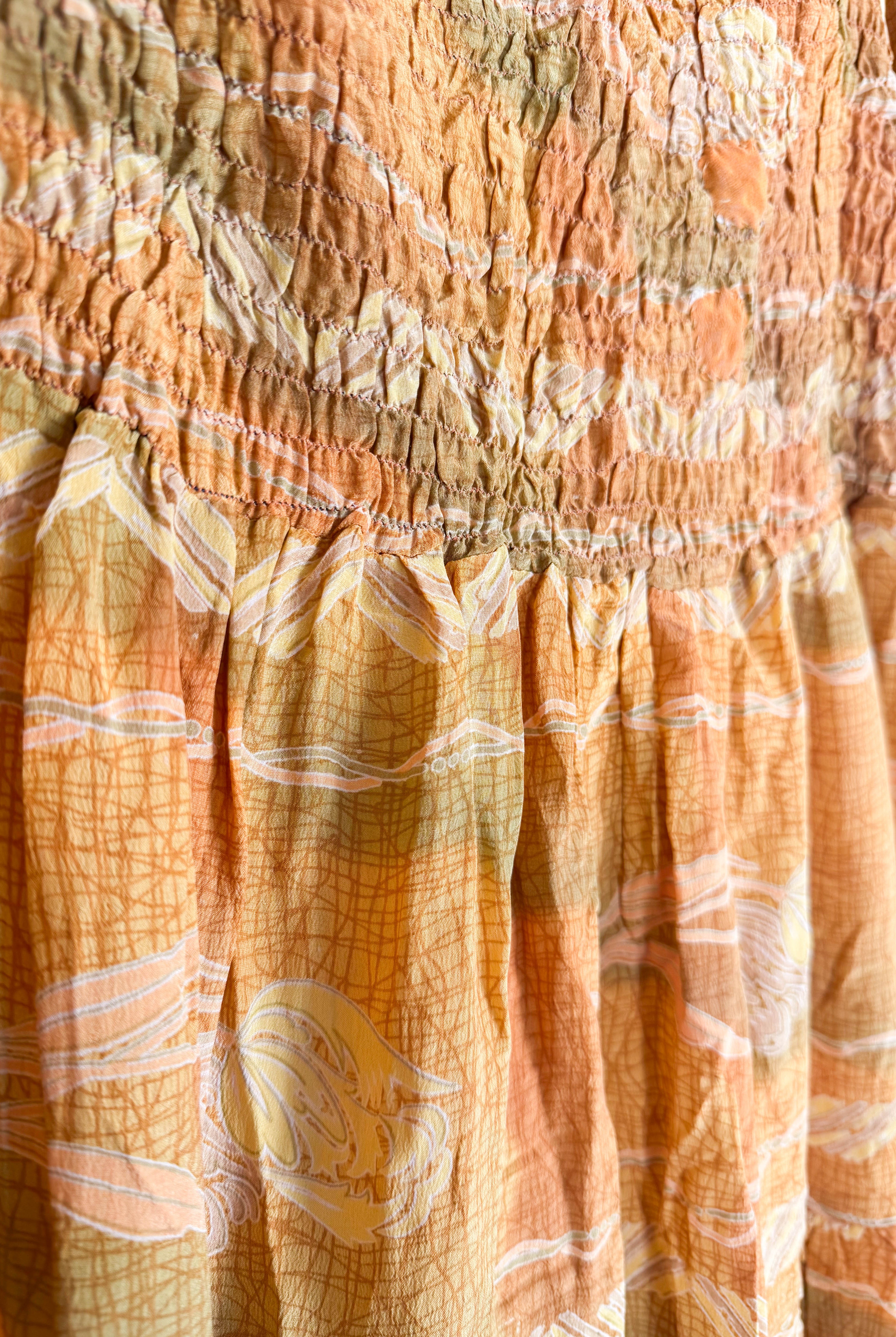 Silk crepe dress - Love Protect Sustain