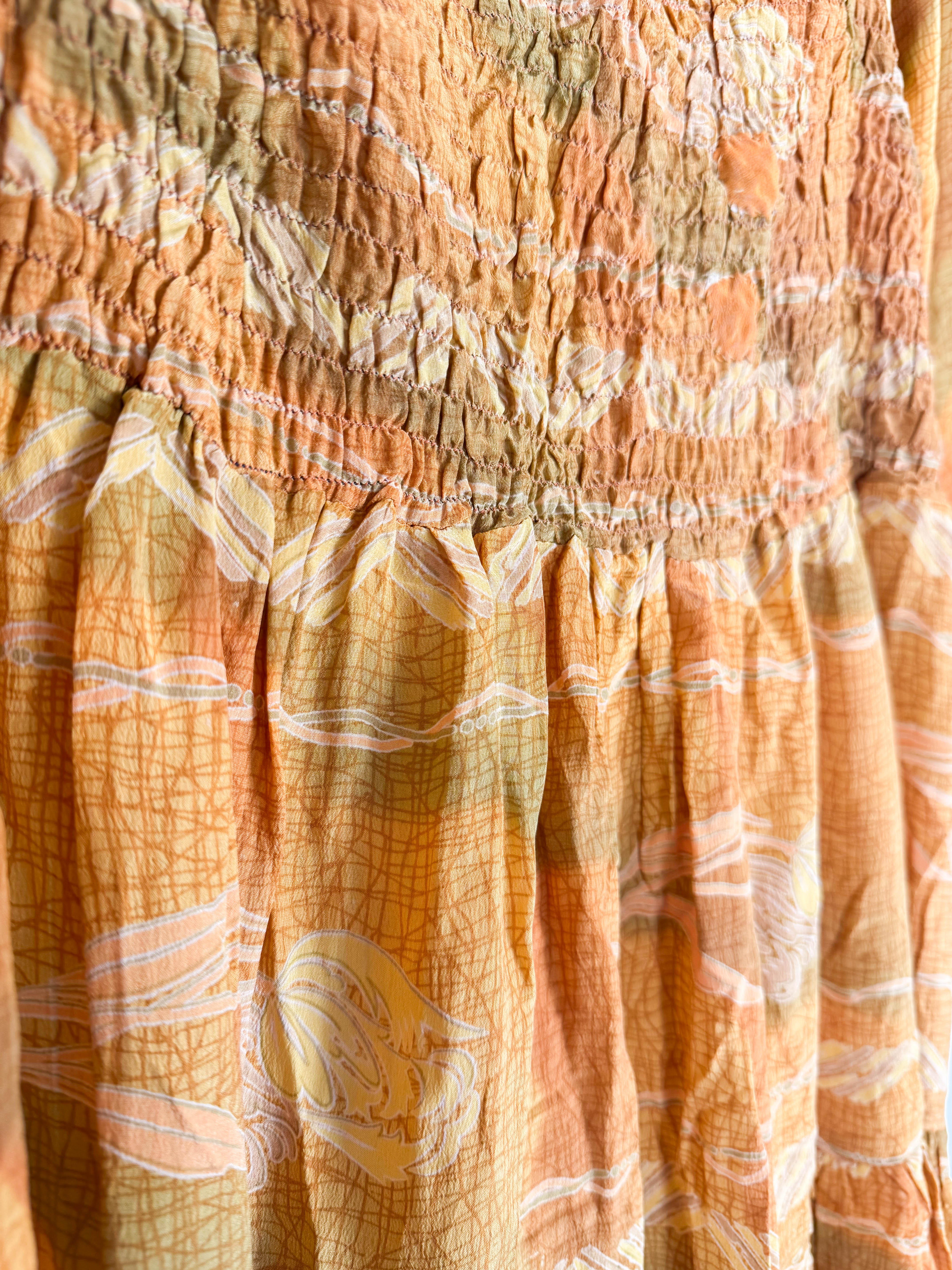 Silk crepe dress - Love Protect Sustain