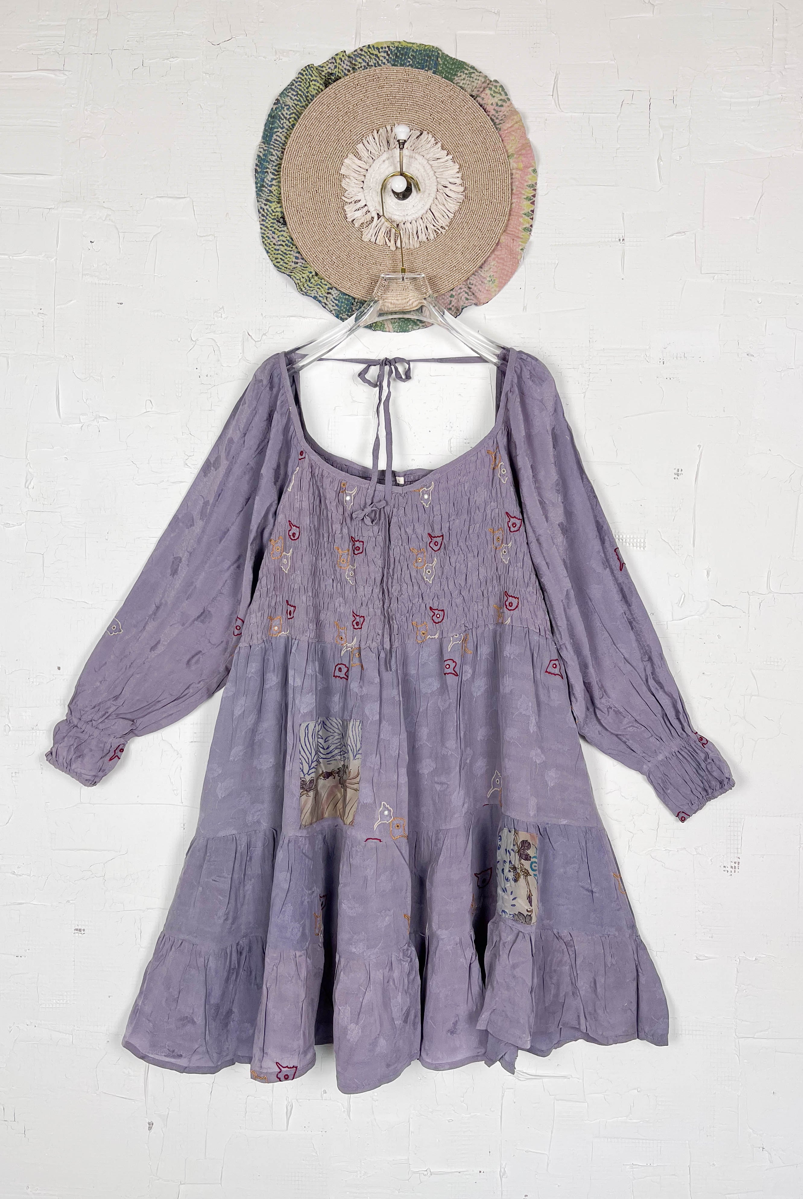 Silk crepe dress - Love Protect Sustain