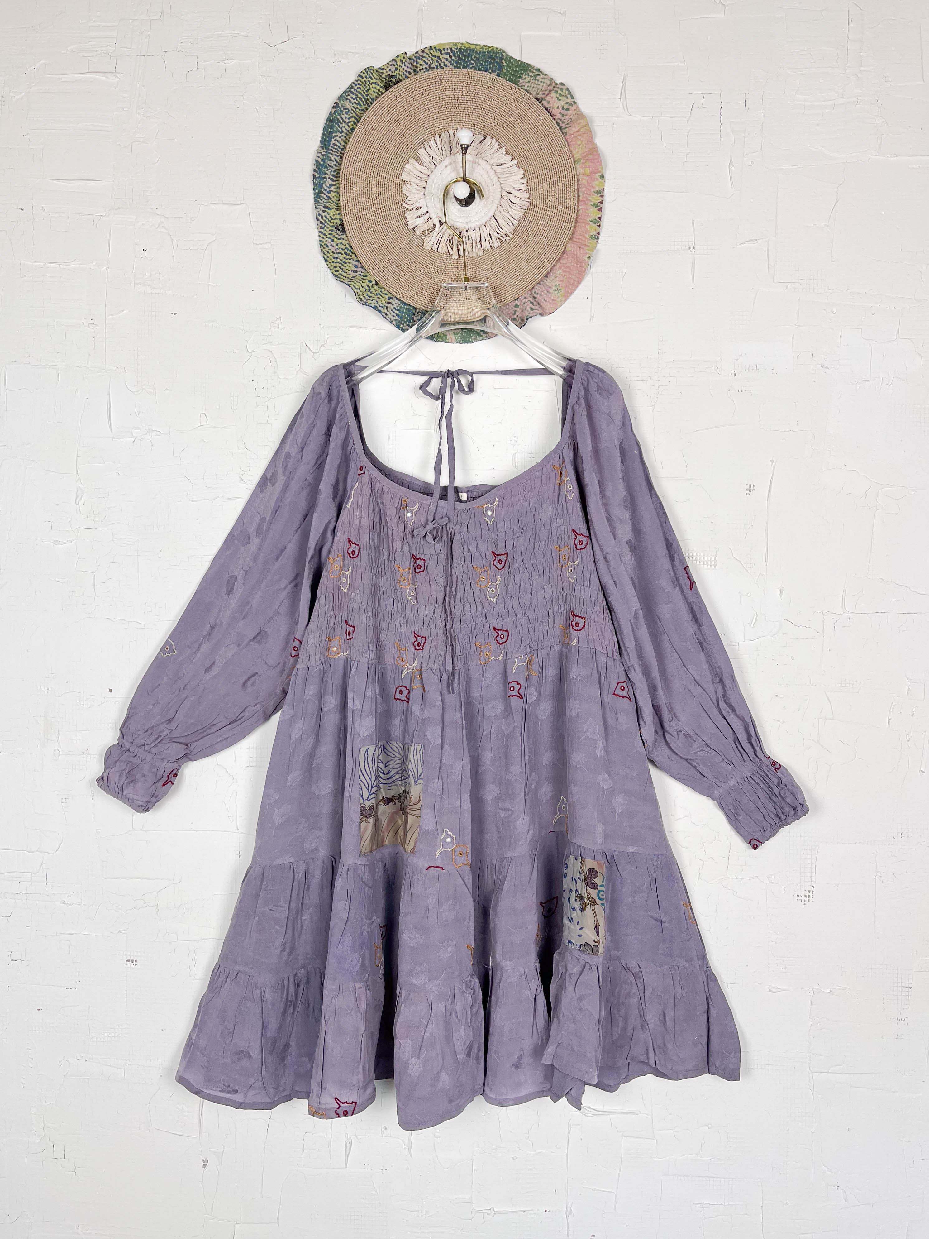 Silk crepe dress - Love Protect Sustain