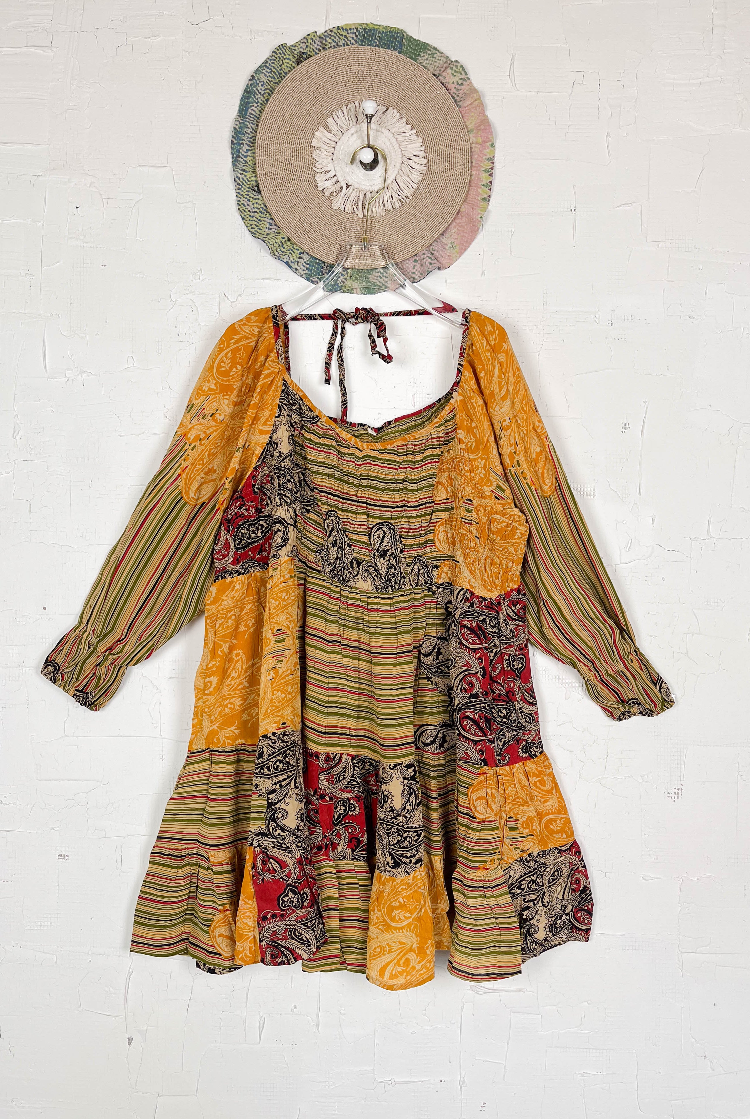 Silk crepe dress - Love Protect Sustain