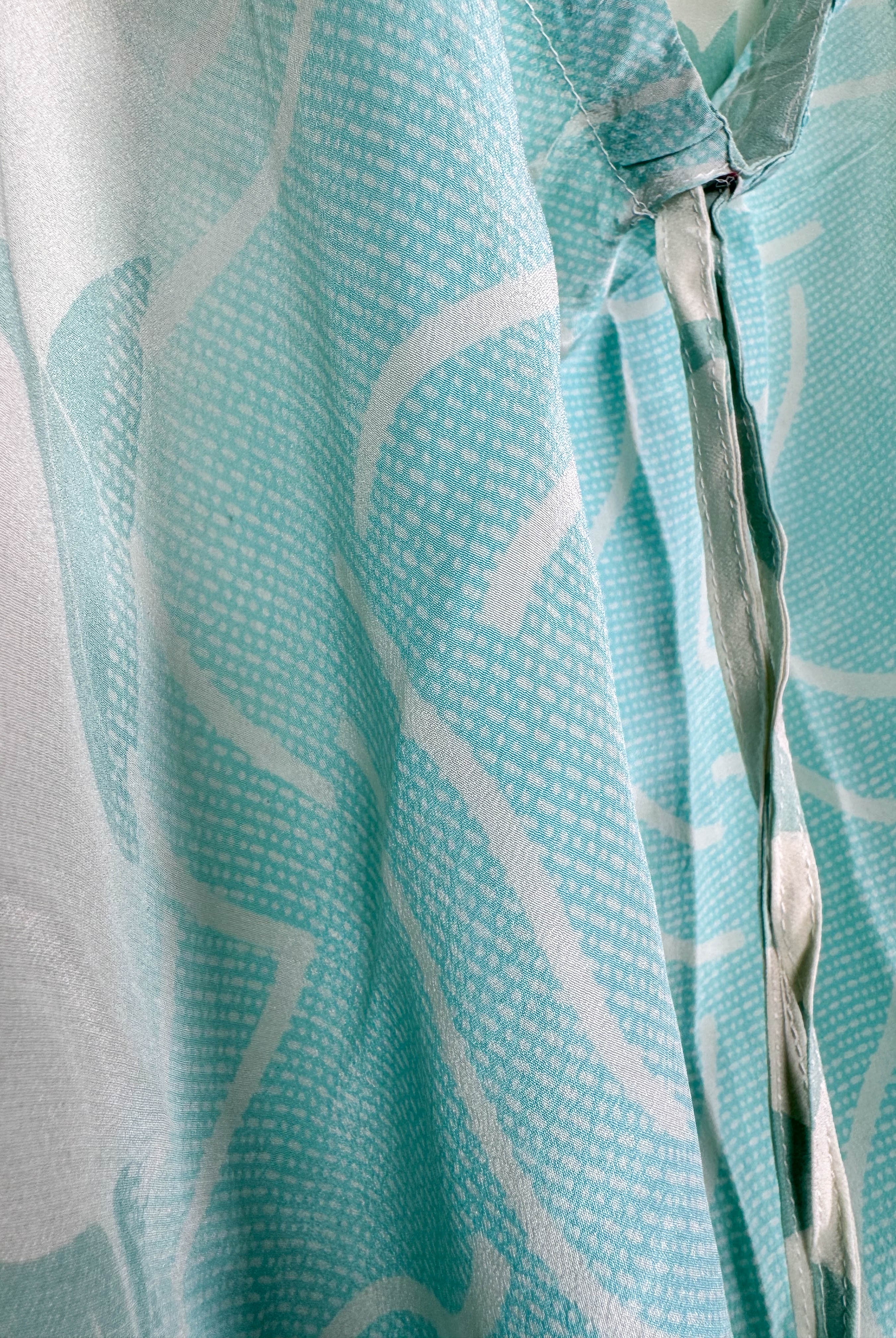 Sleeve less silk dress - Love Protect Sustain