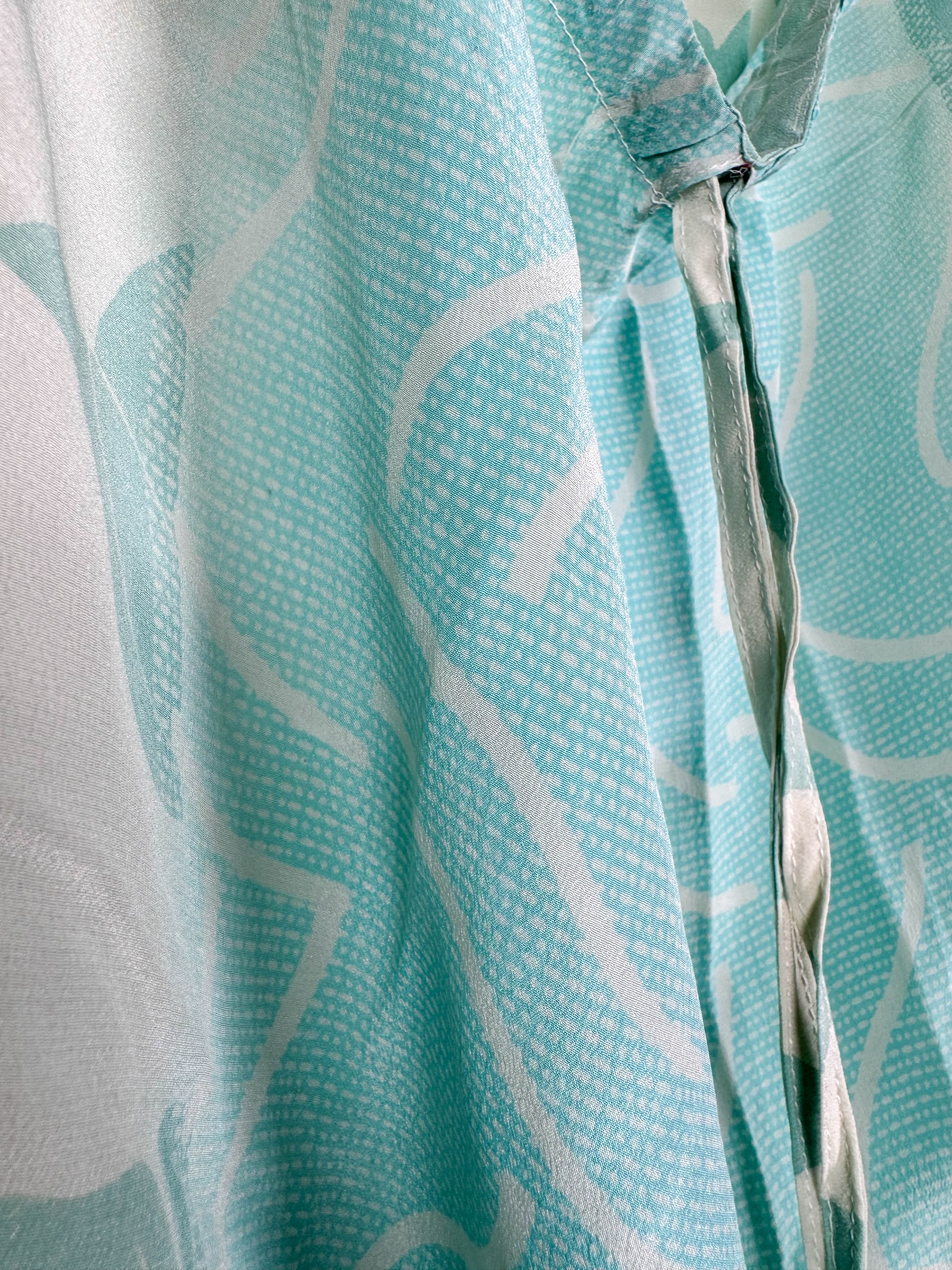 Sleeve less silk dress - Love Protect Sustain