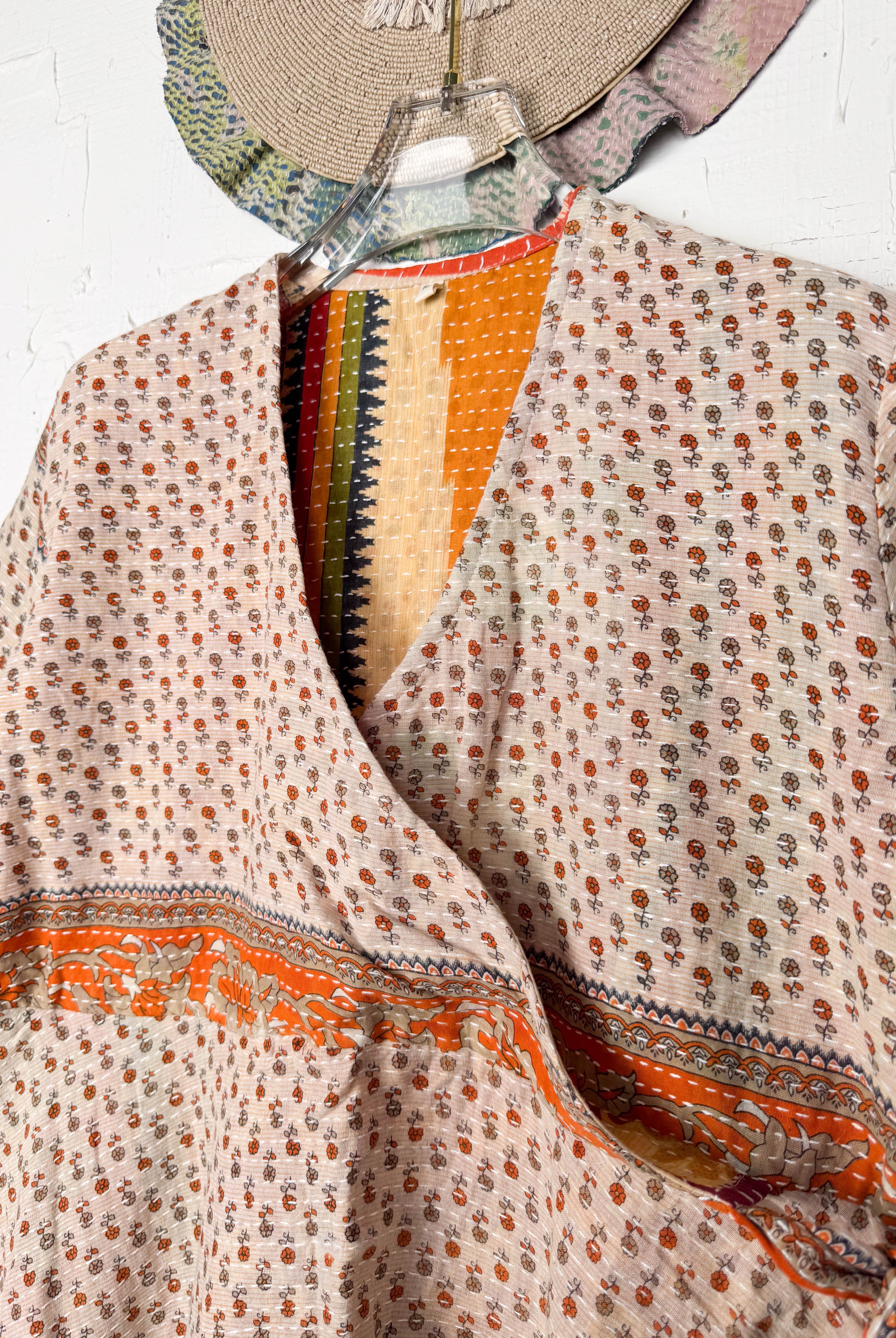 Small Print Kantha Dress - Love Protect Sustain