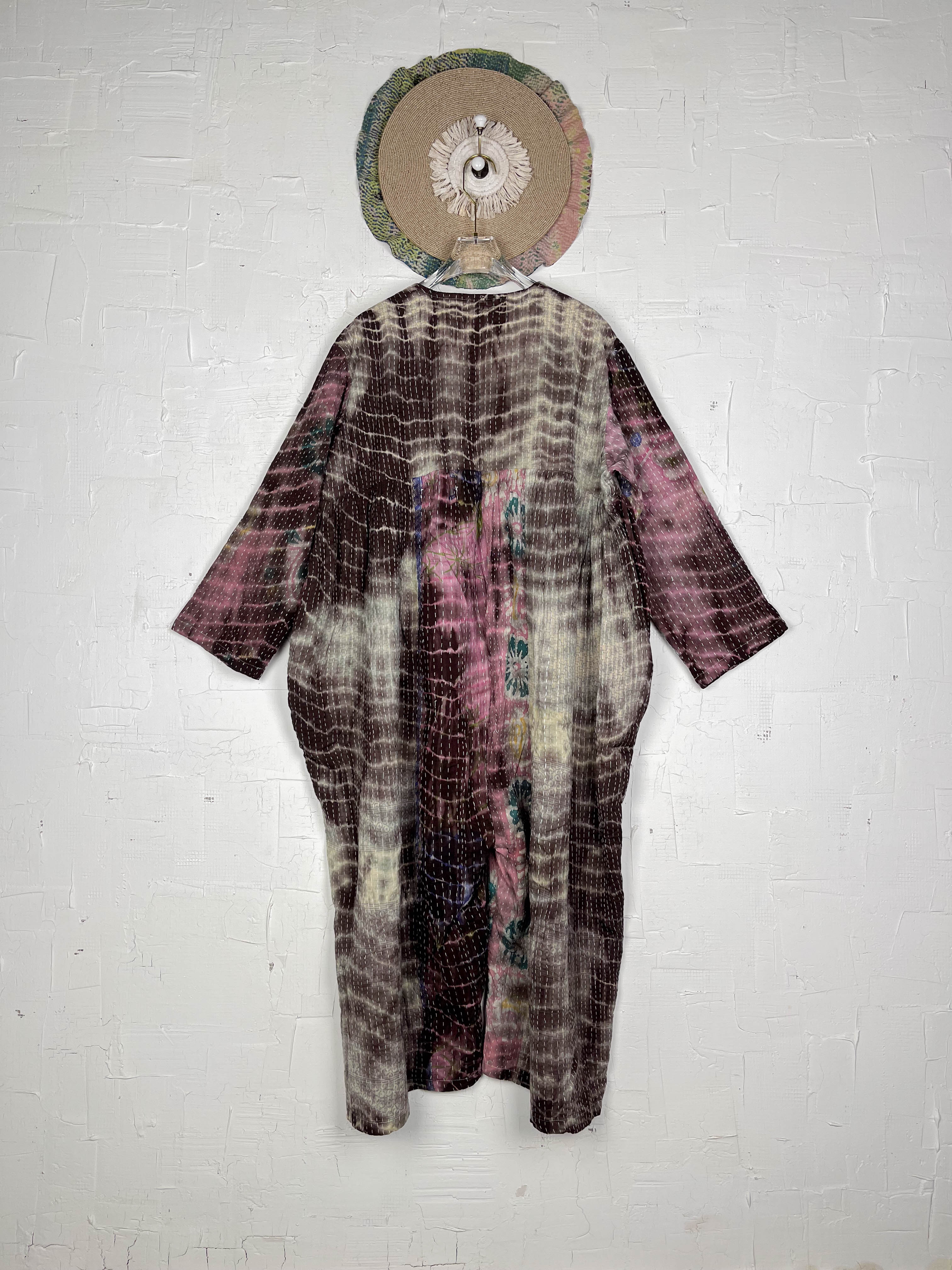 Striped tie-dye jumpsuit - Love Protect Sustain