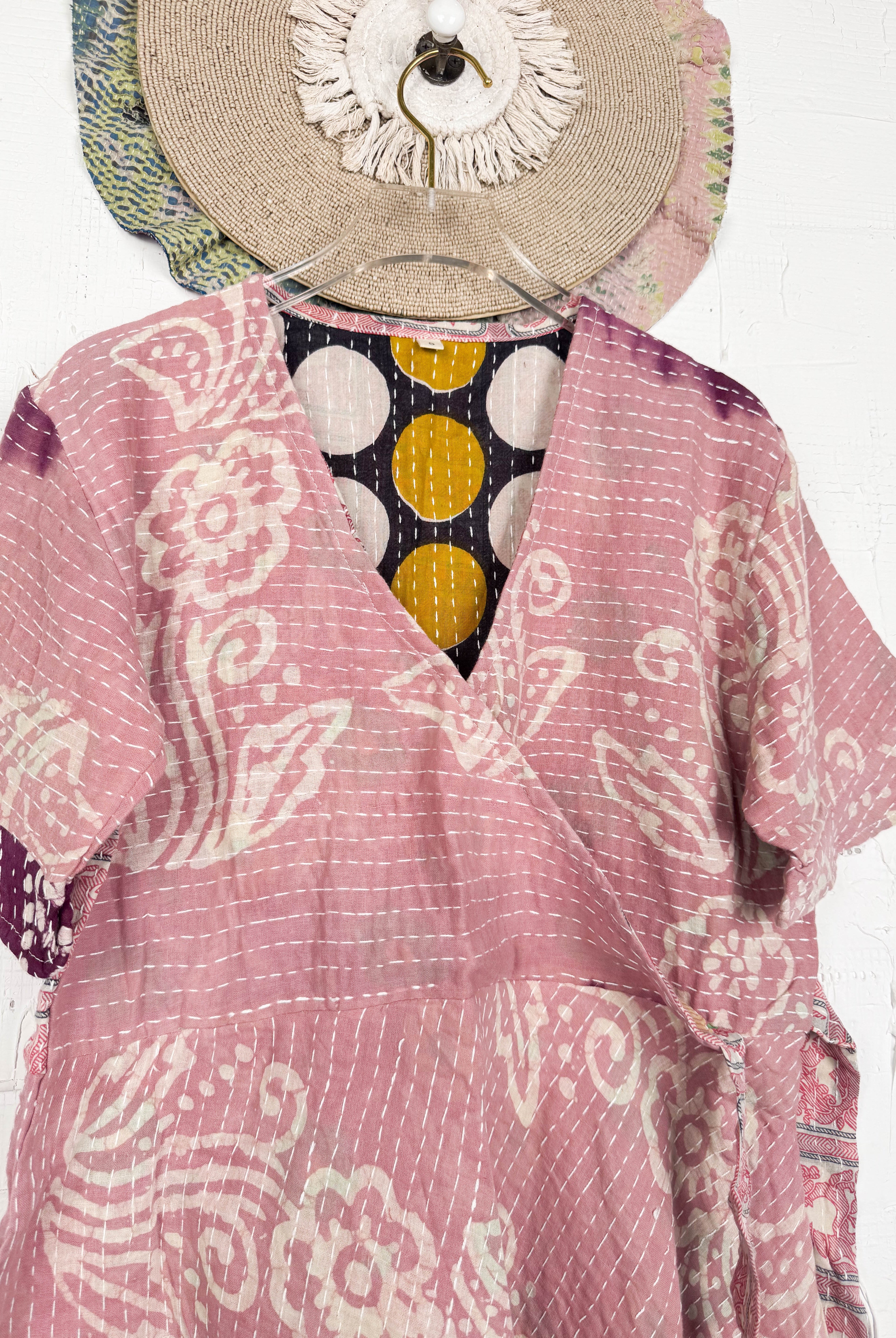 Summer Kantha dress - Love Protect Sustain