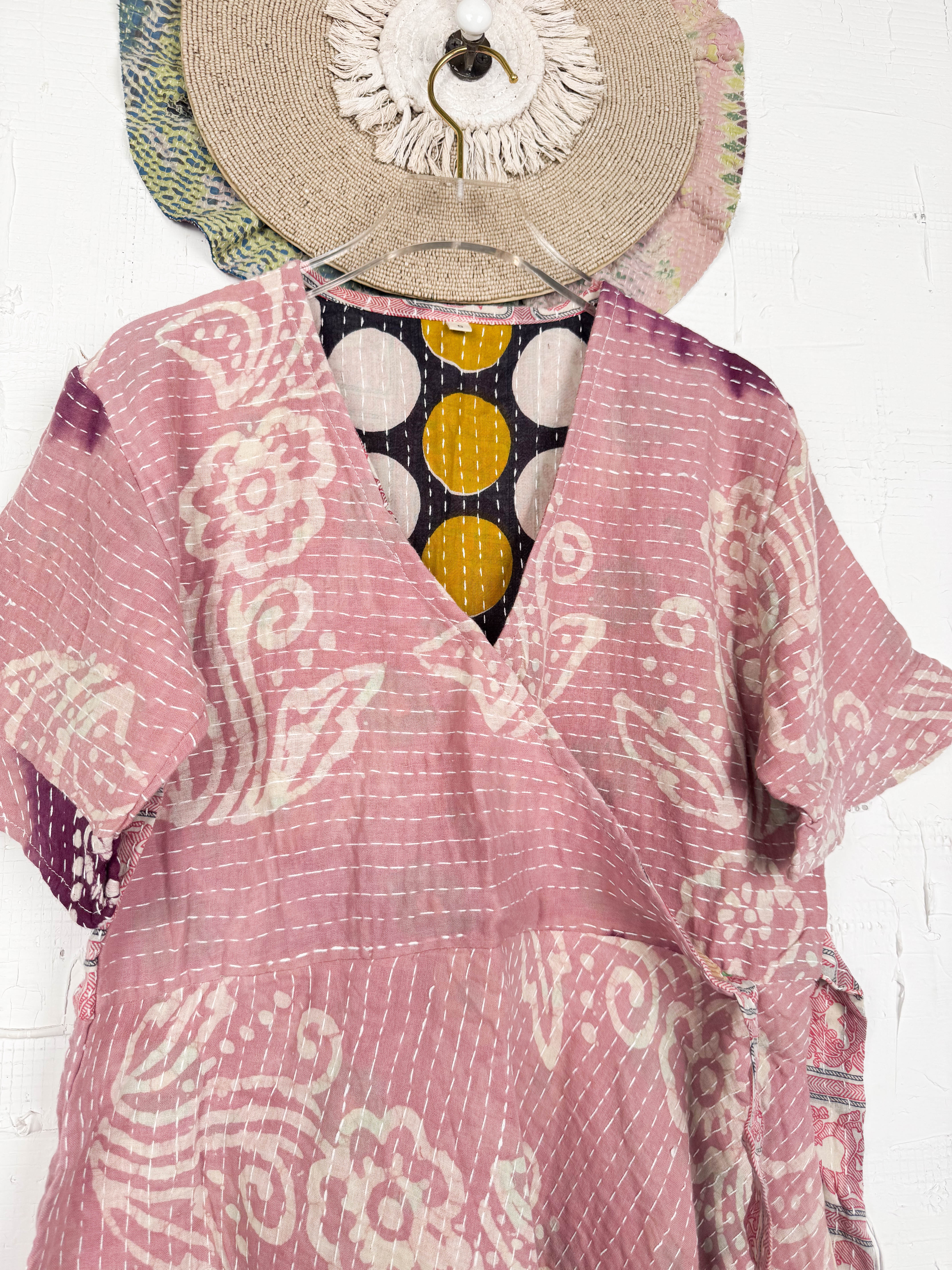 Summer Kantha dress - Love Protect Sustain