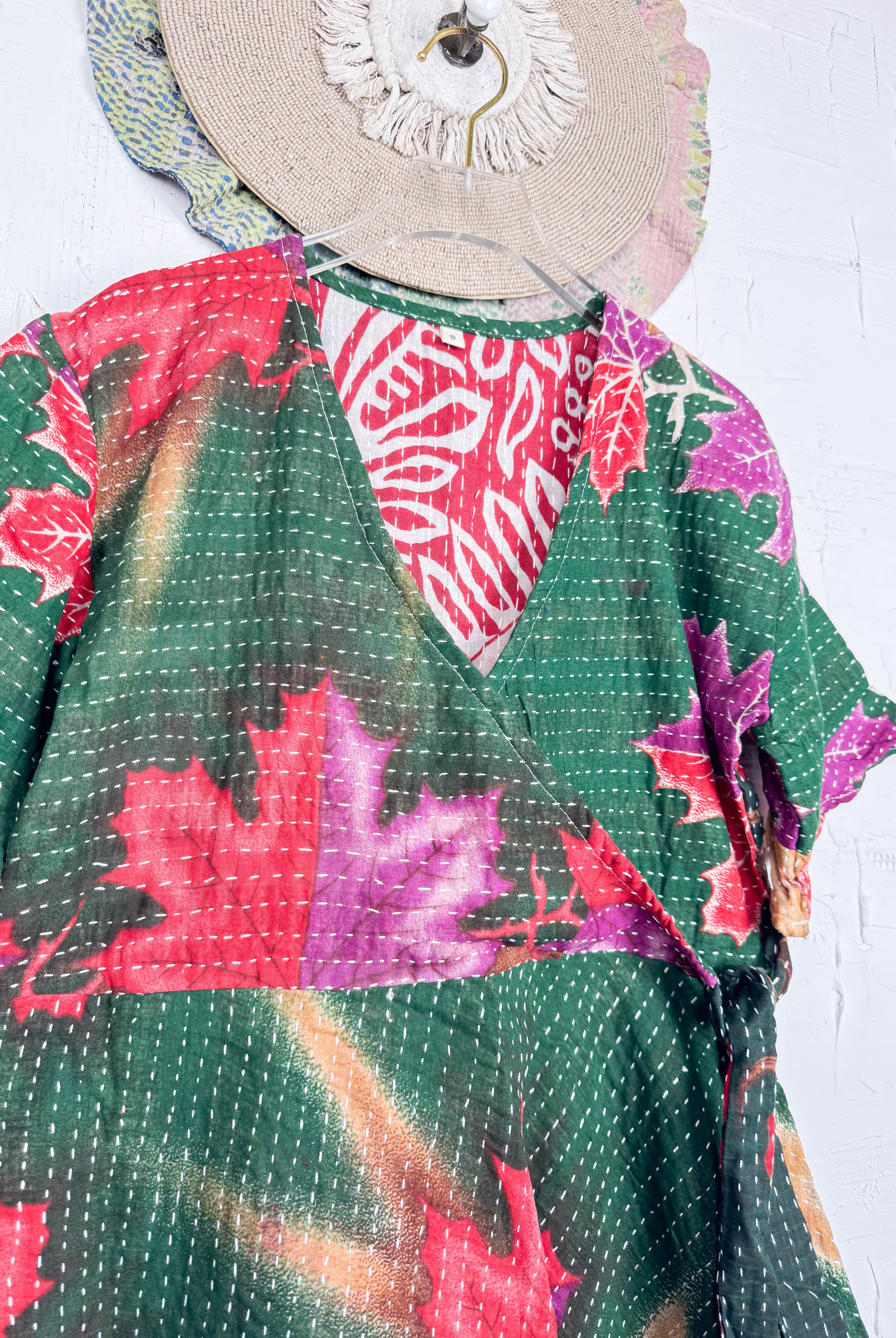 Summer Kantha dress - Love Protect Sustain