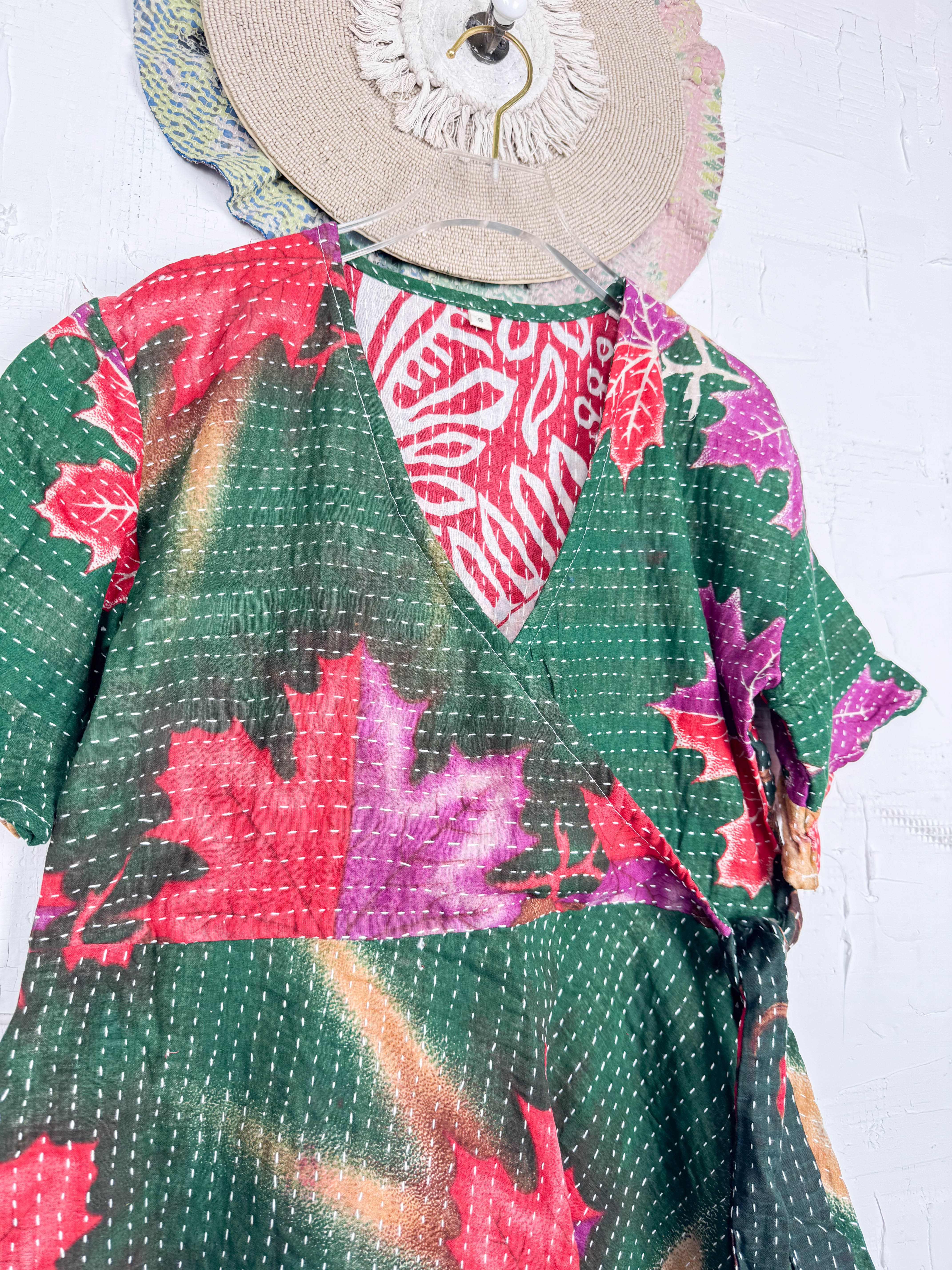 Summer Kantha dress - Love Protect Sustain