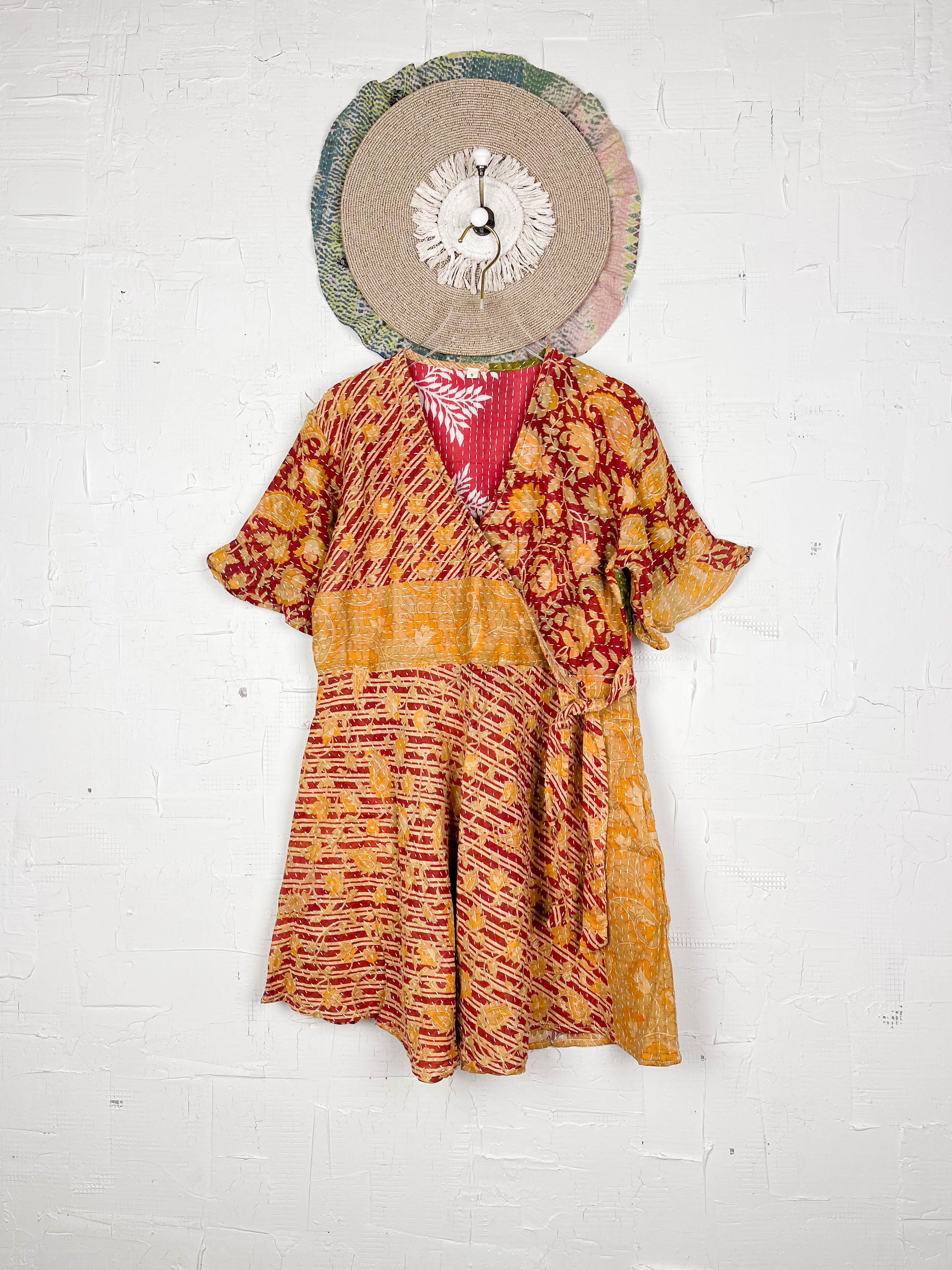 Summer Kantha dress - Love Protect Sustain