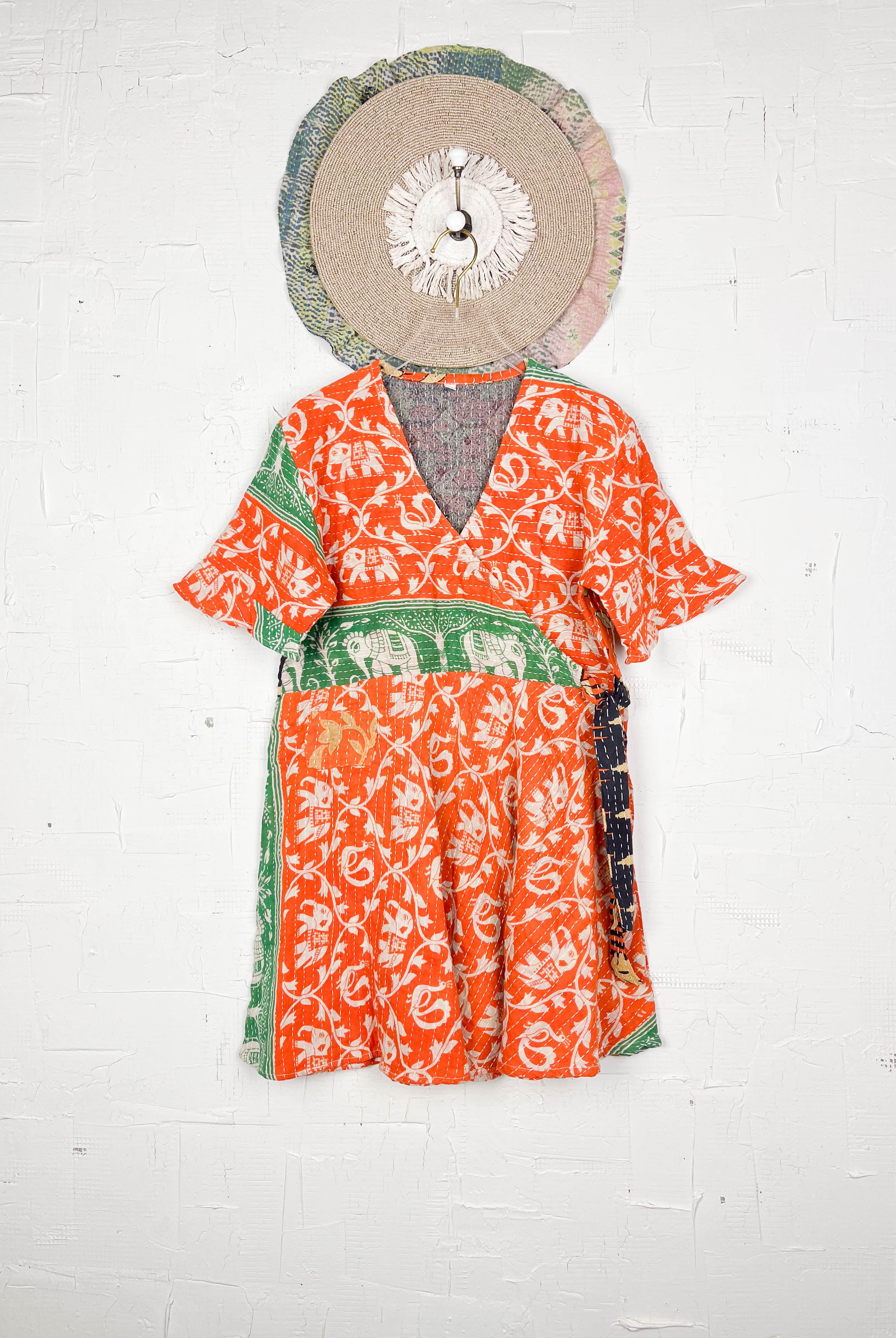 Summer Kantha dress - Love Protect Sustain