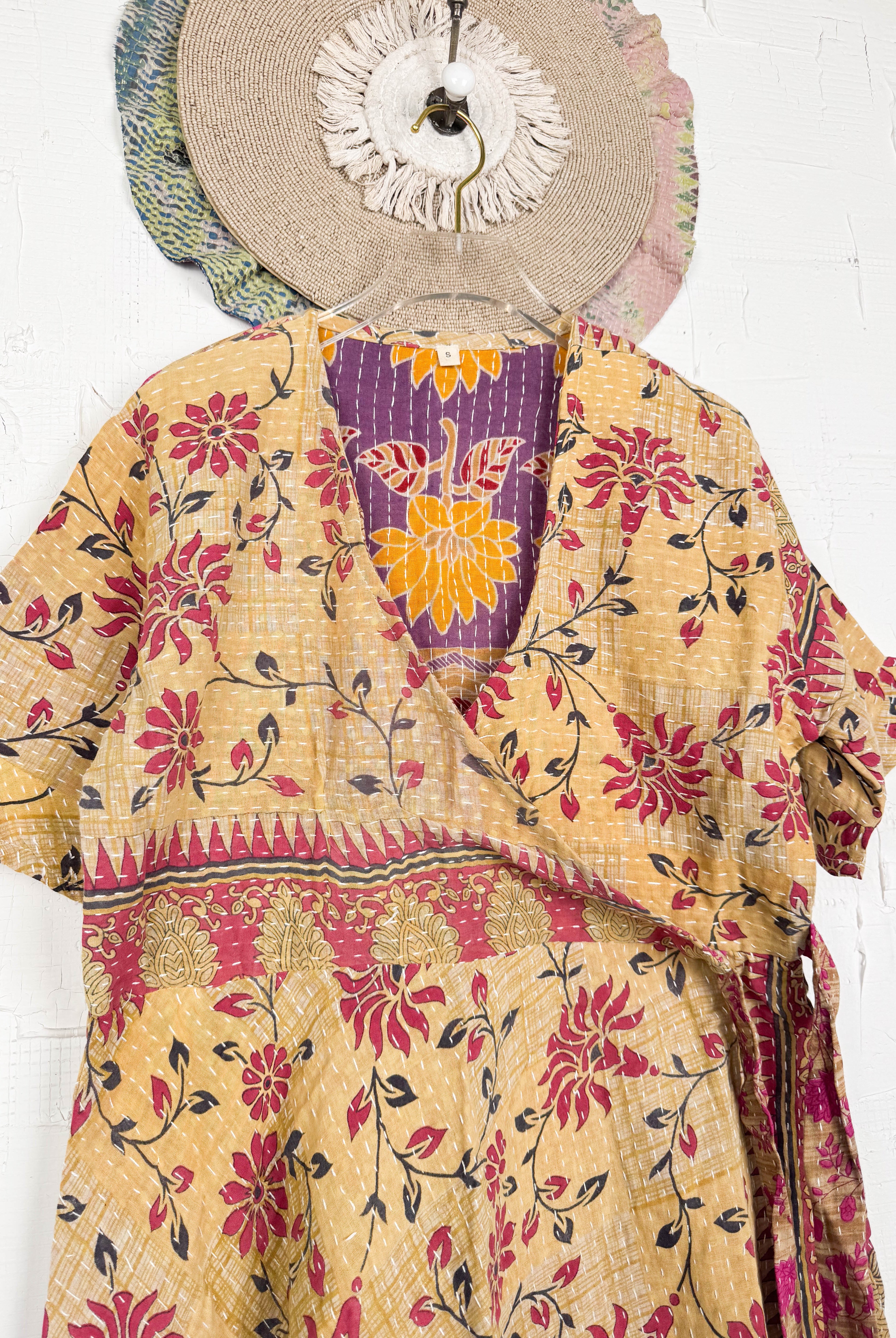 Summer Kantha dress - Love Protect Sustain