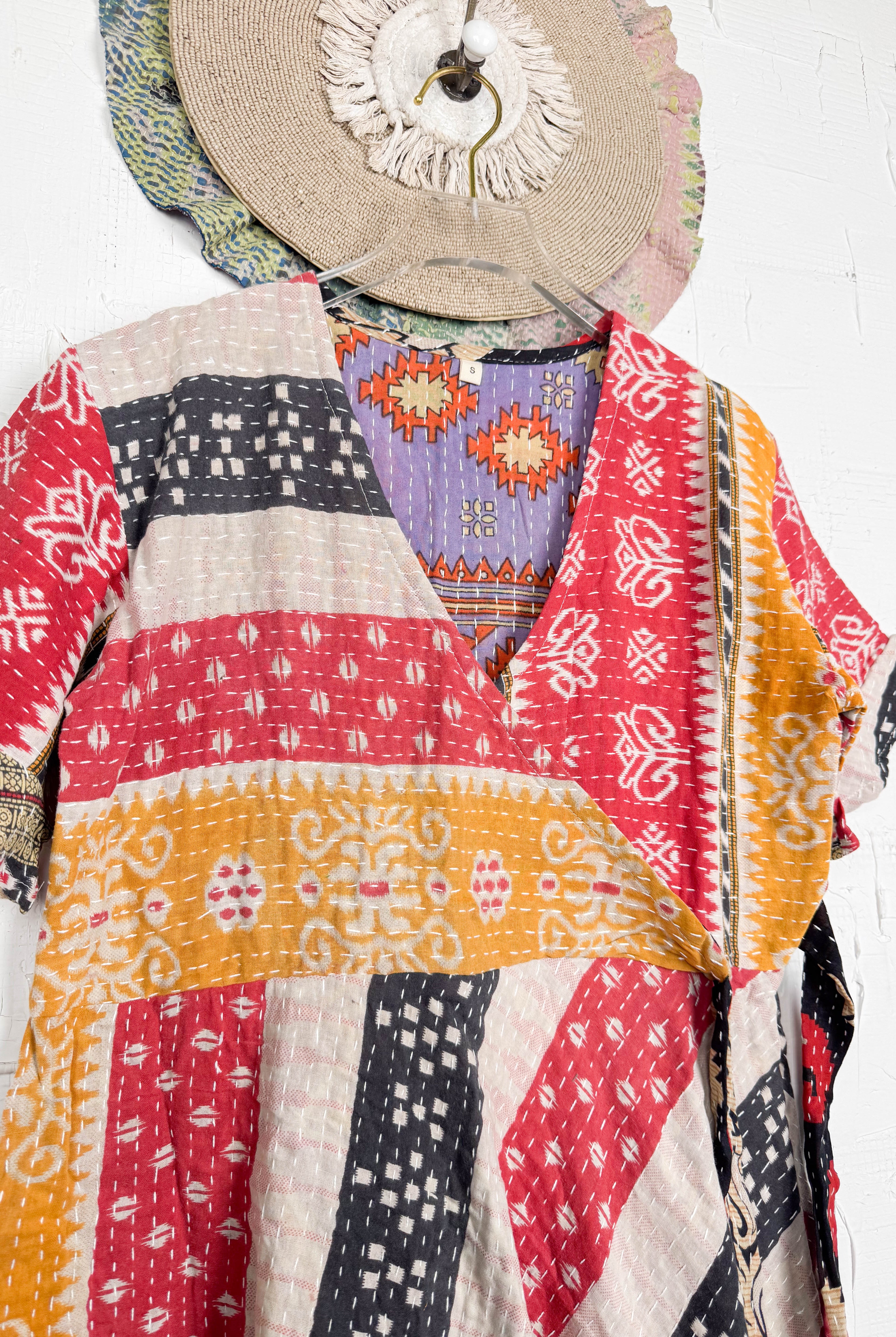 Summer Kantha dress - Love Protect Sustain