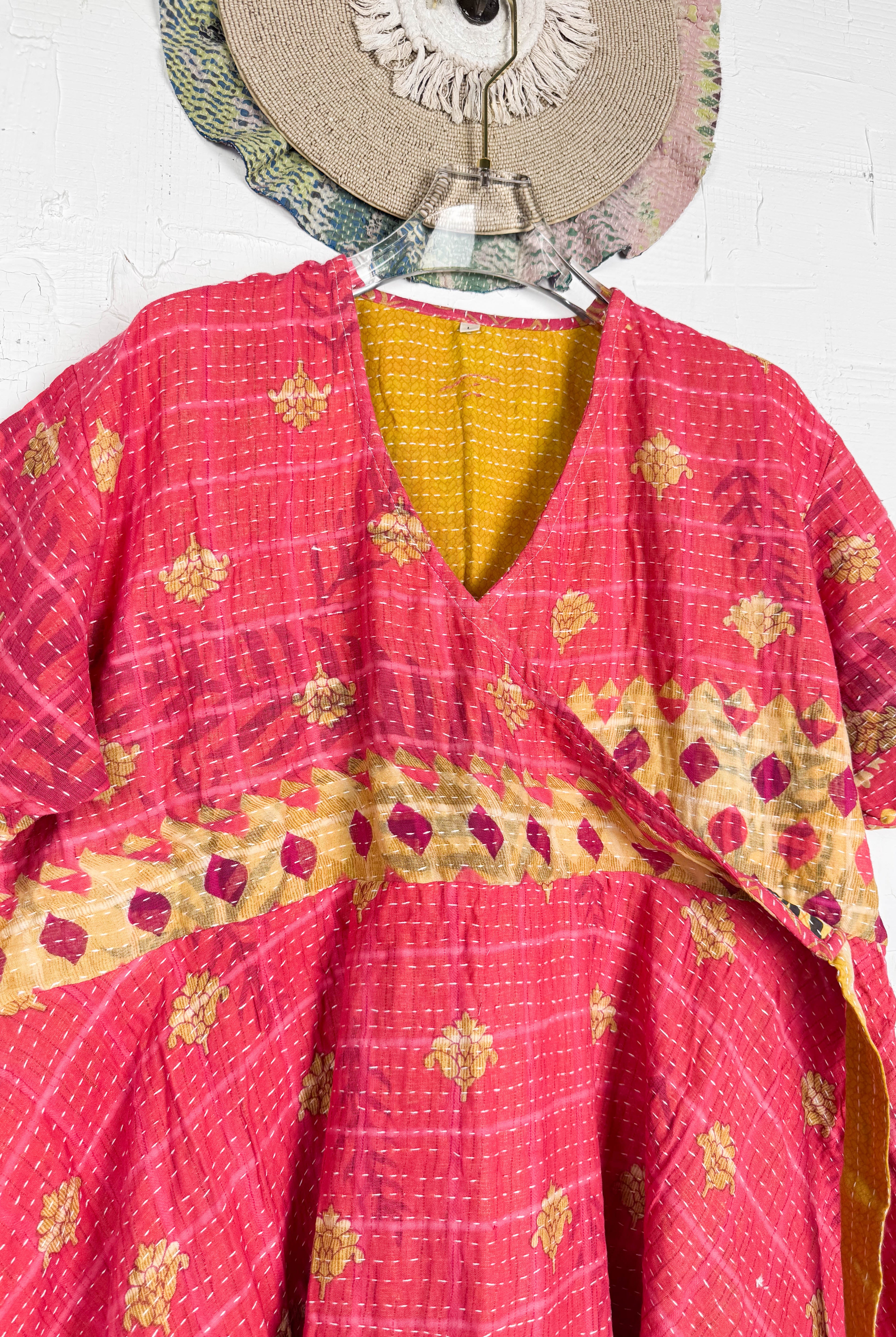 Summer Kantha dress - Love Protect Sustain