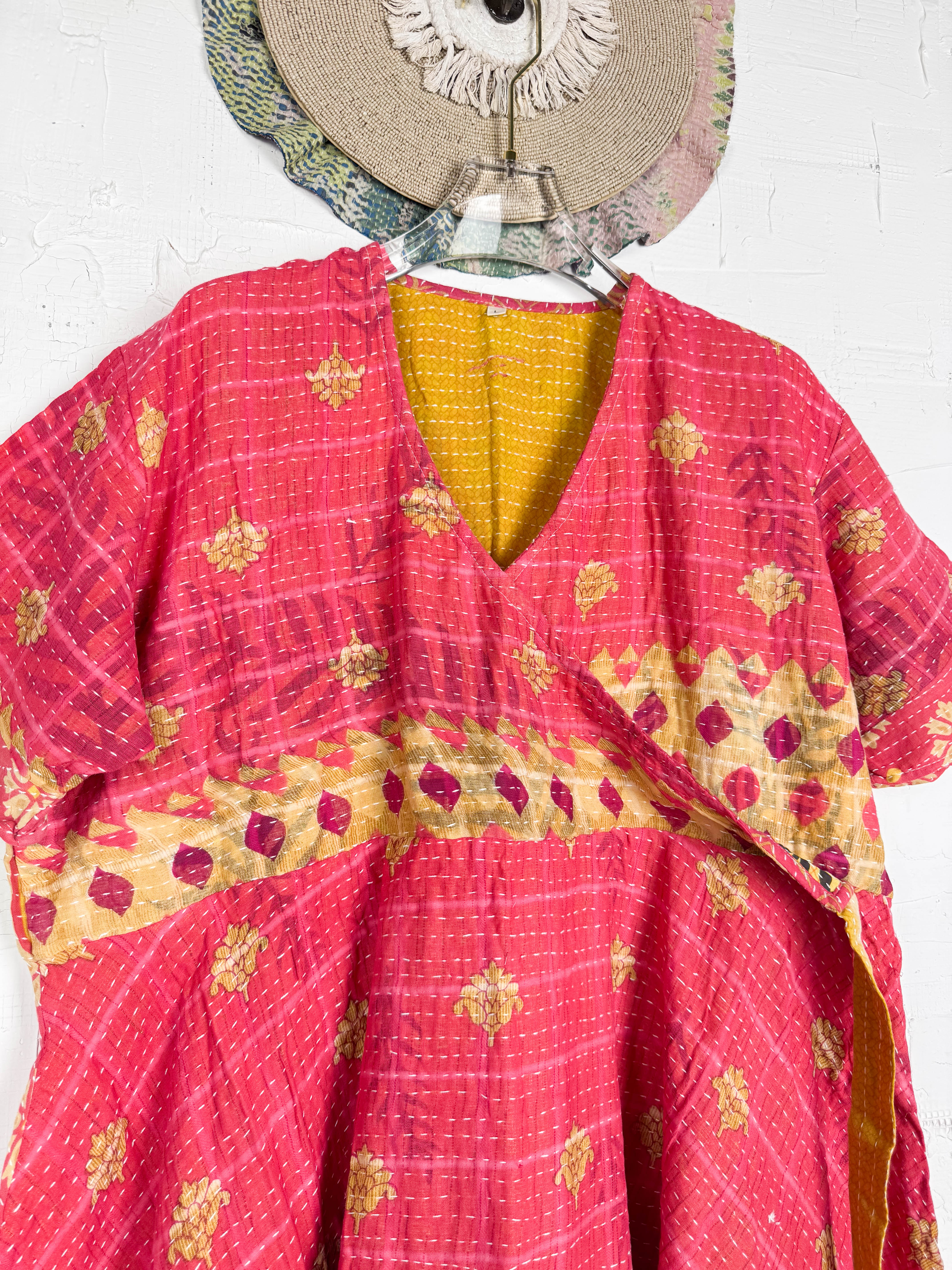 Summer Kantha dress - Love Protect Sustain