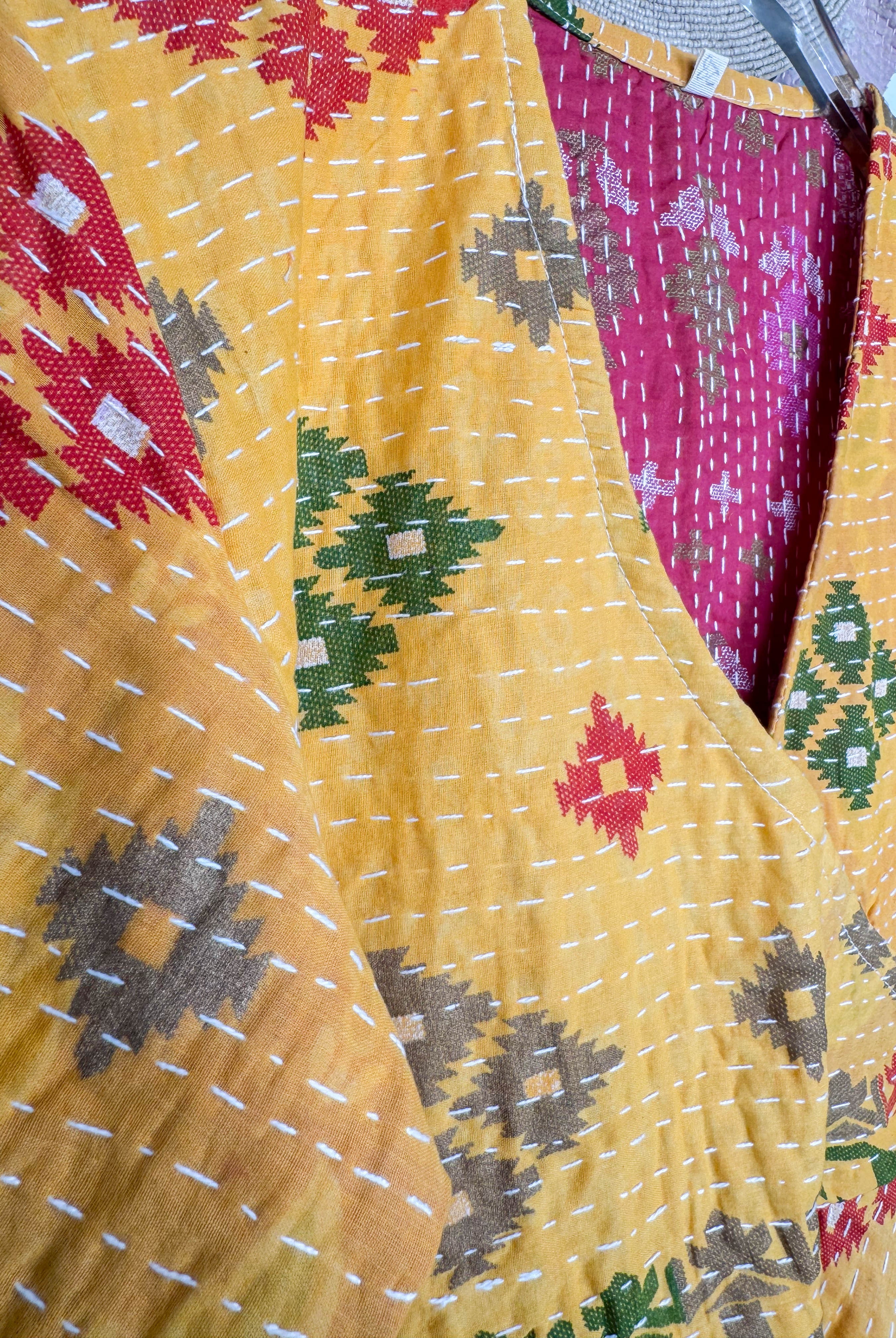 Summer Kantha dress - Love Protect Sustain